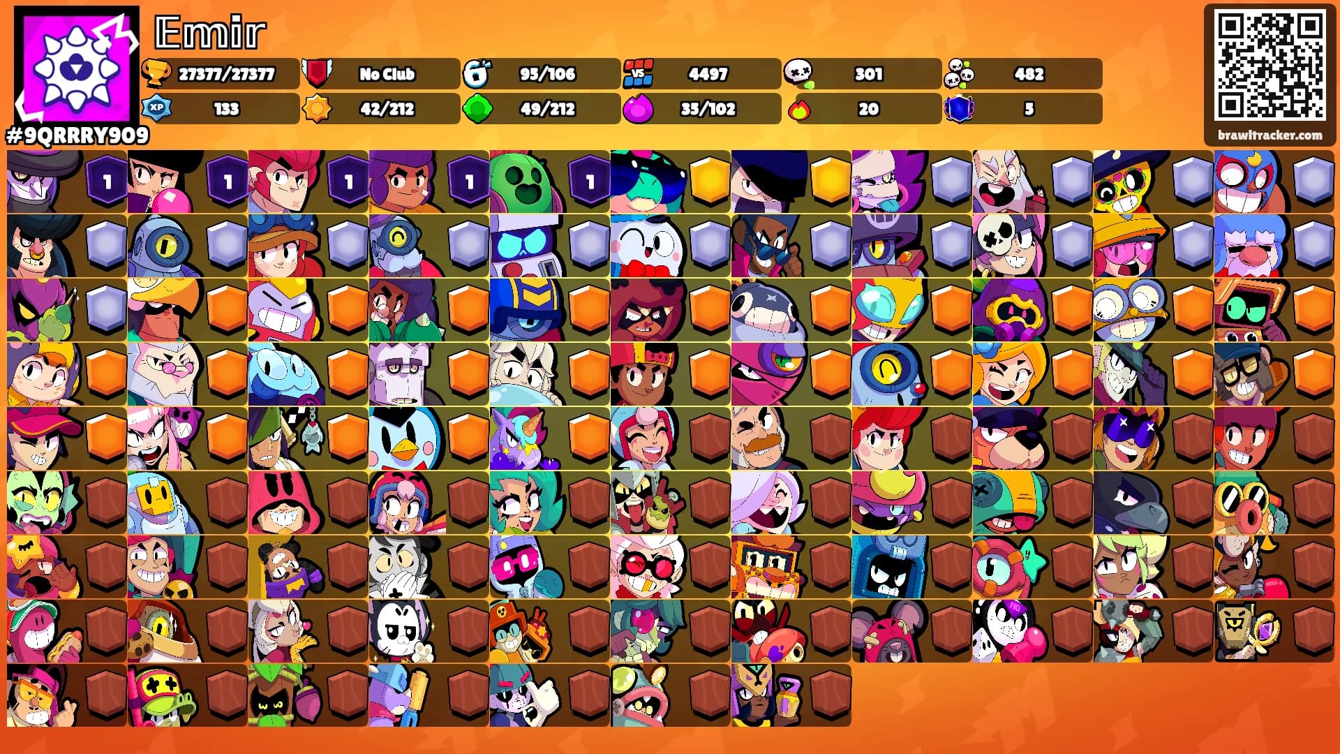 𝔼𝕞𝕚𝕣's Ranks