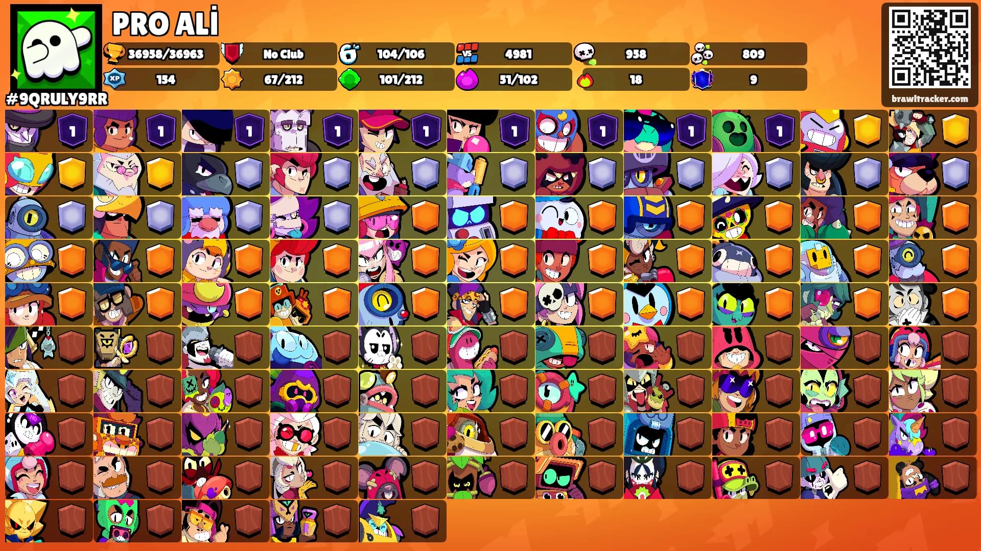 PRO ALİ's Ranks