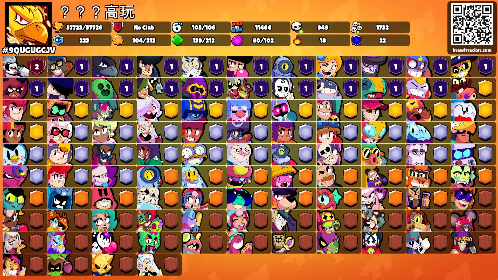 ？？？高玩's Ranks