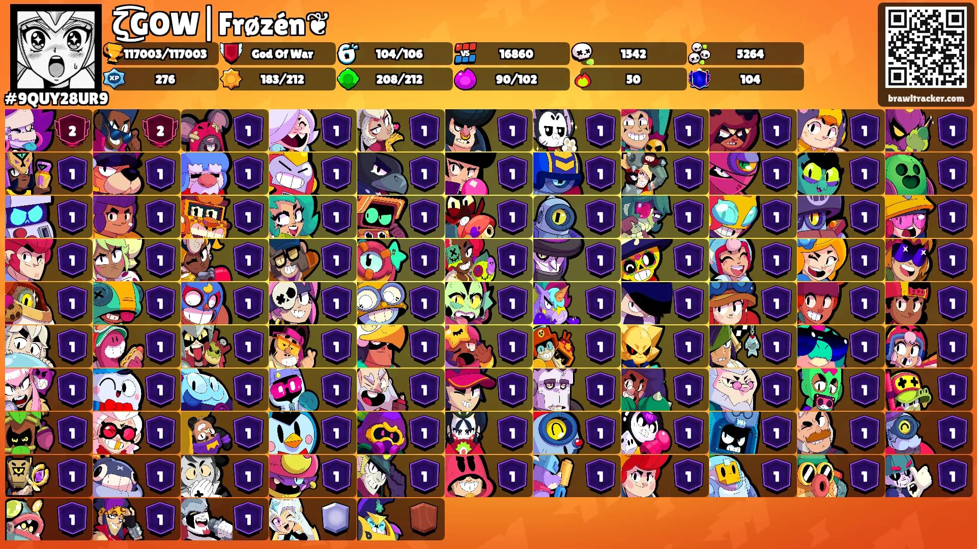 ζ͜͡GOW|Frøzén❦'s Ranks