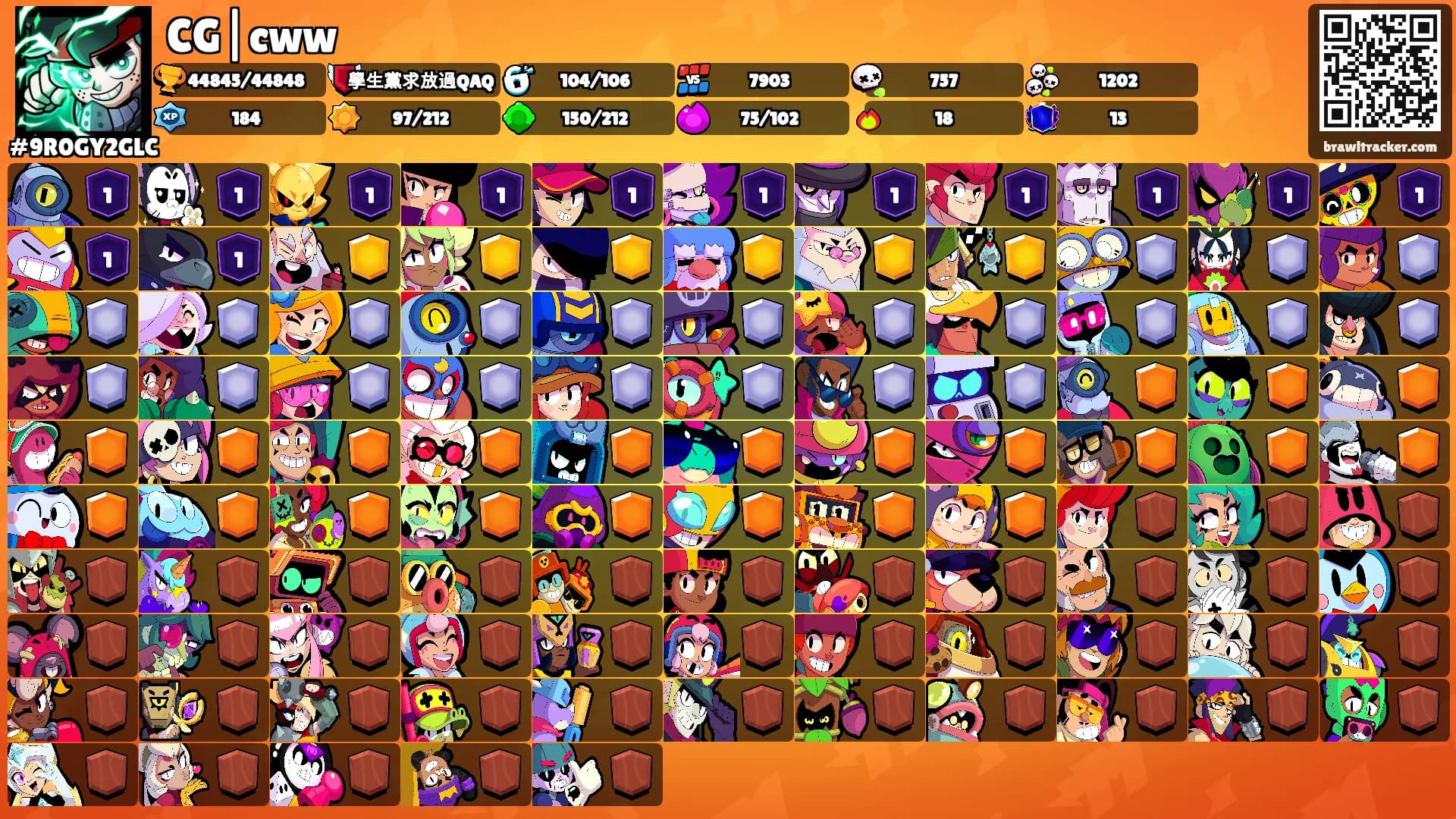 CG|cww's Ranks