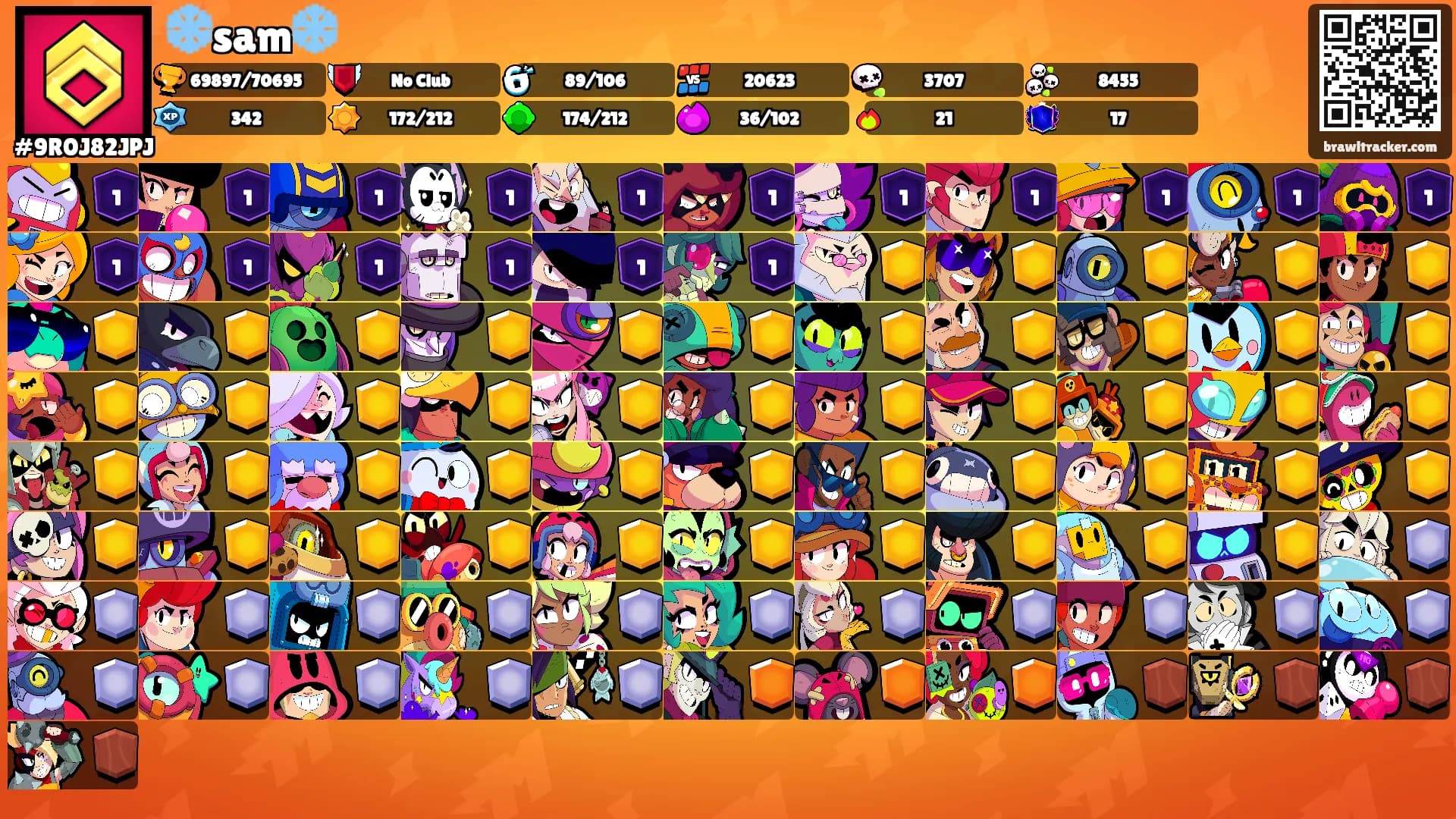 ❄️sam❄️'s Ranks