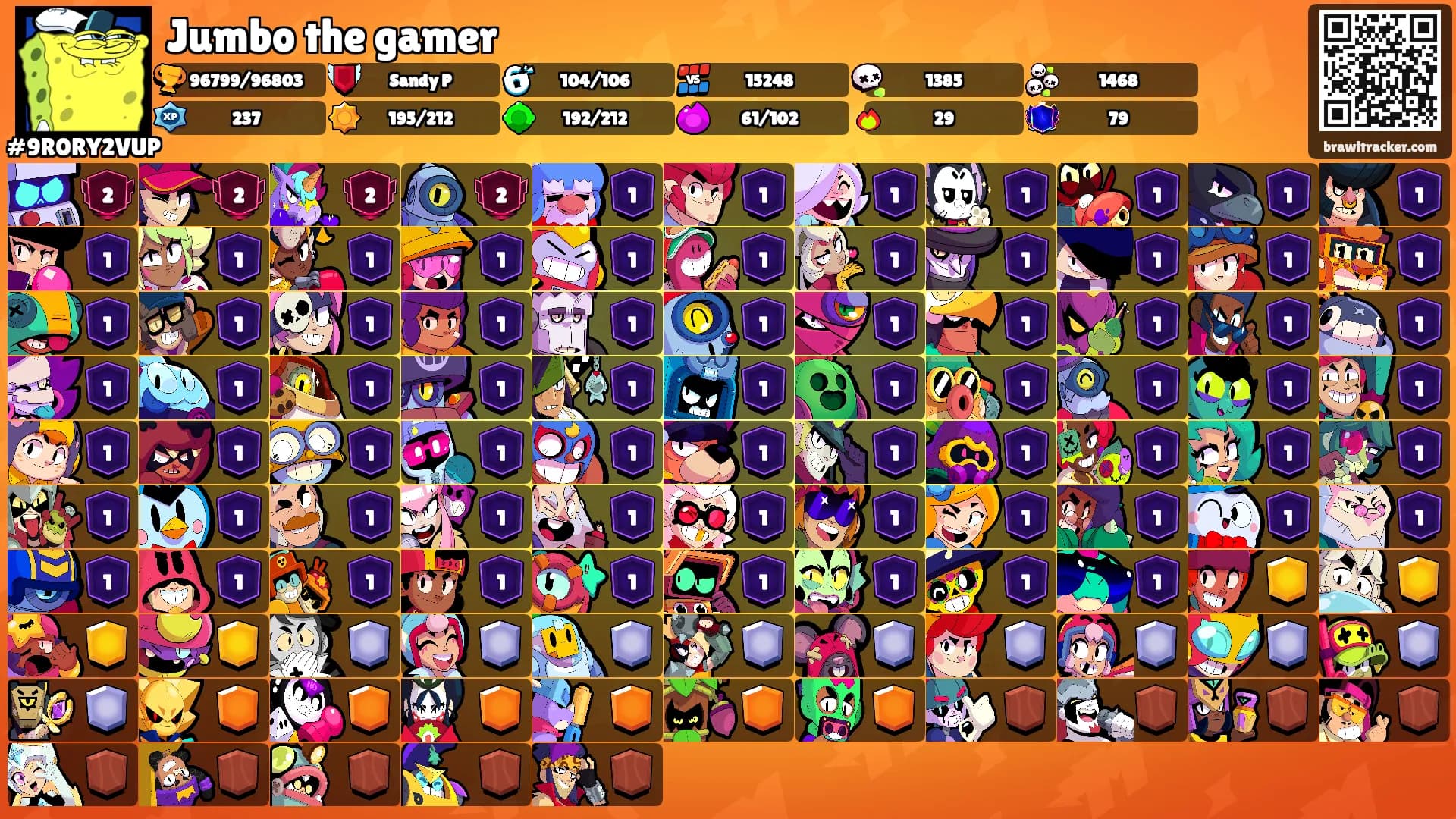 Jumbo the gamer's Ranks