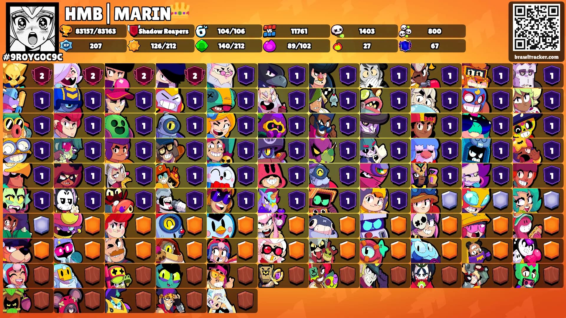 HMB|MARIN👑's Ranks