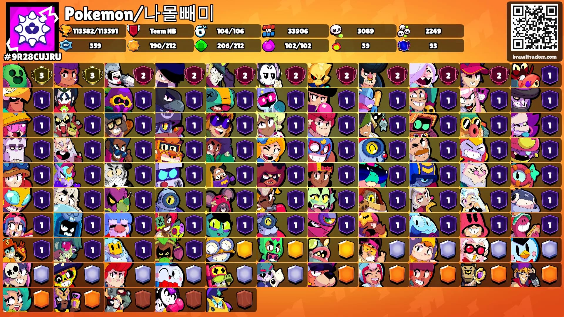 Pokemon/나몰빼미's Ranks