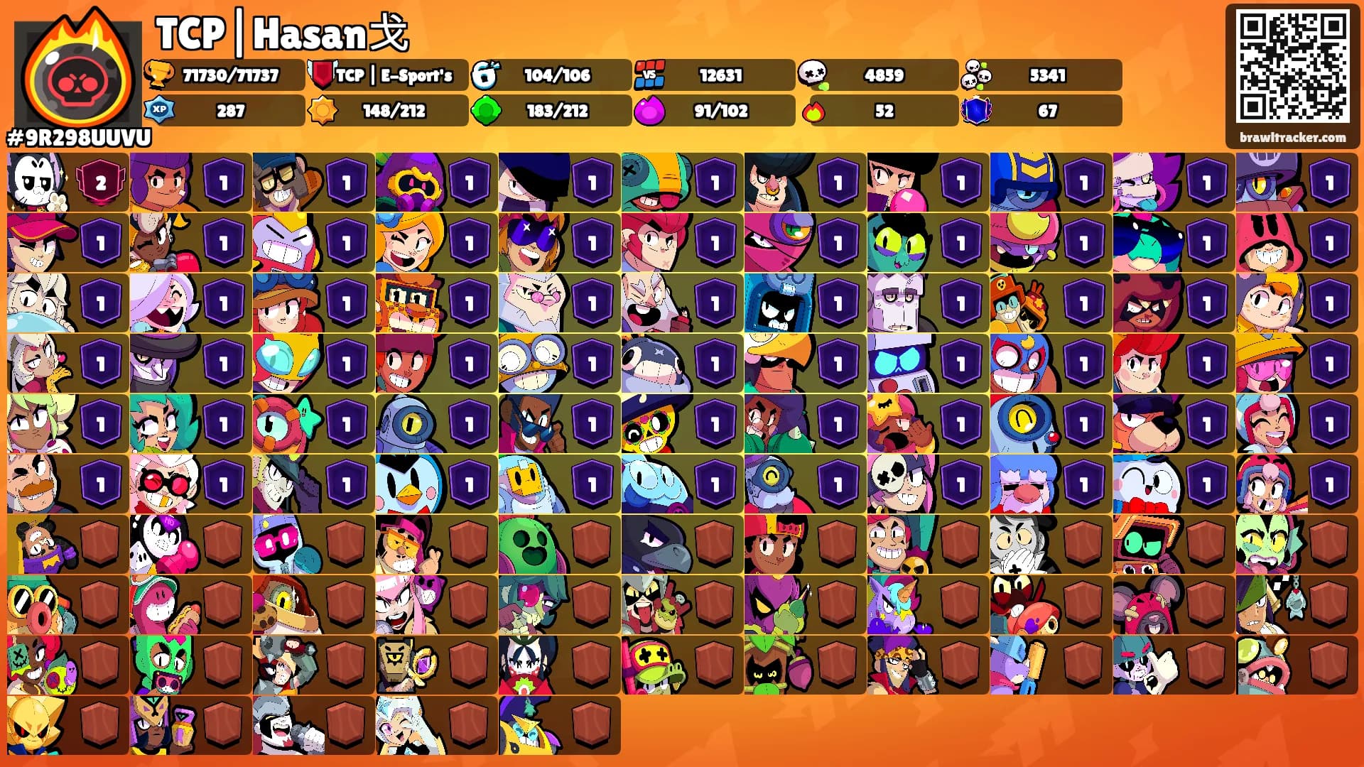 TCP|Hasan戈's Ranks