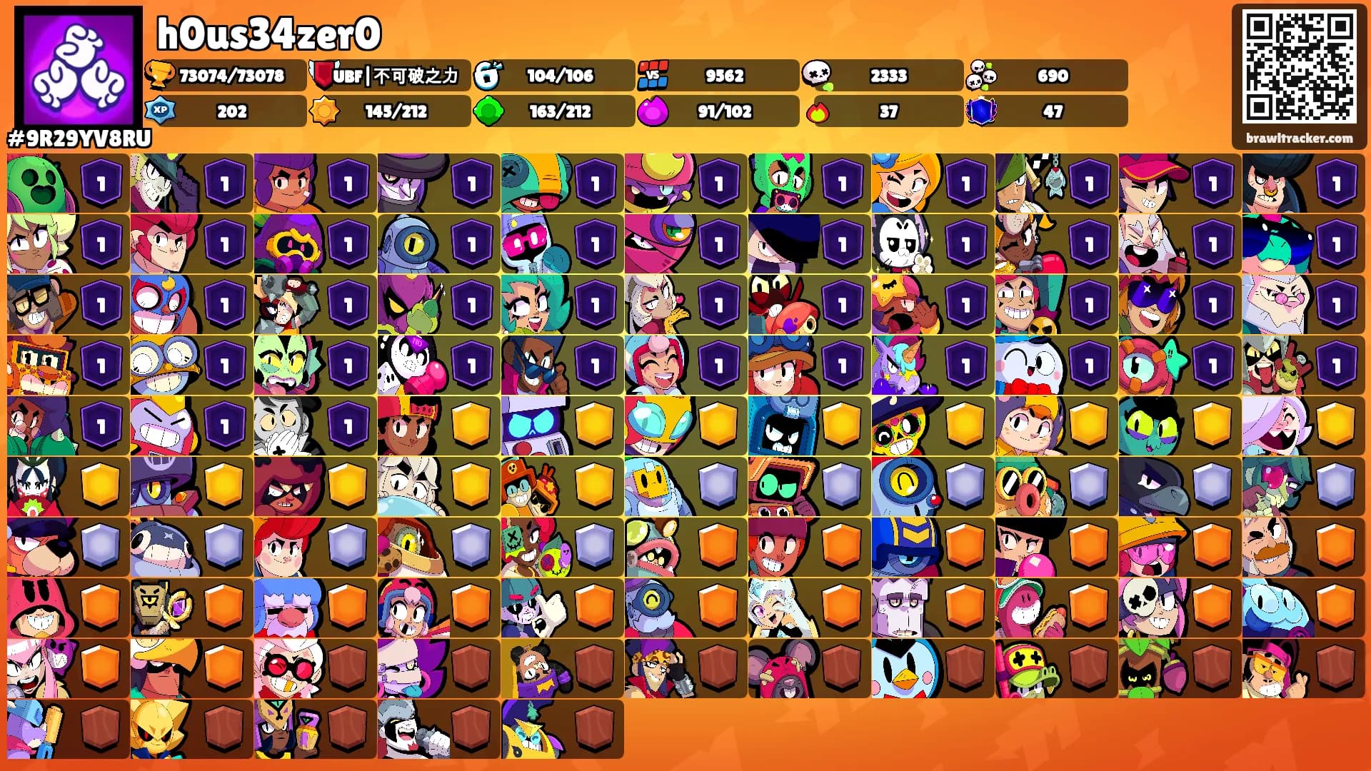 h0us34zer0's Ranks
