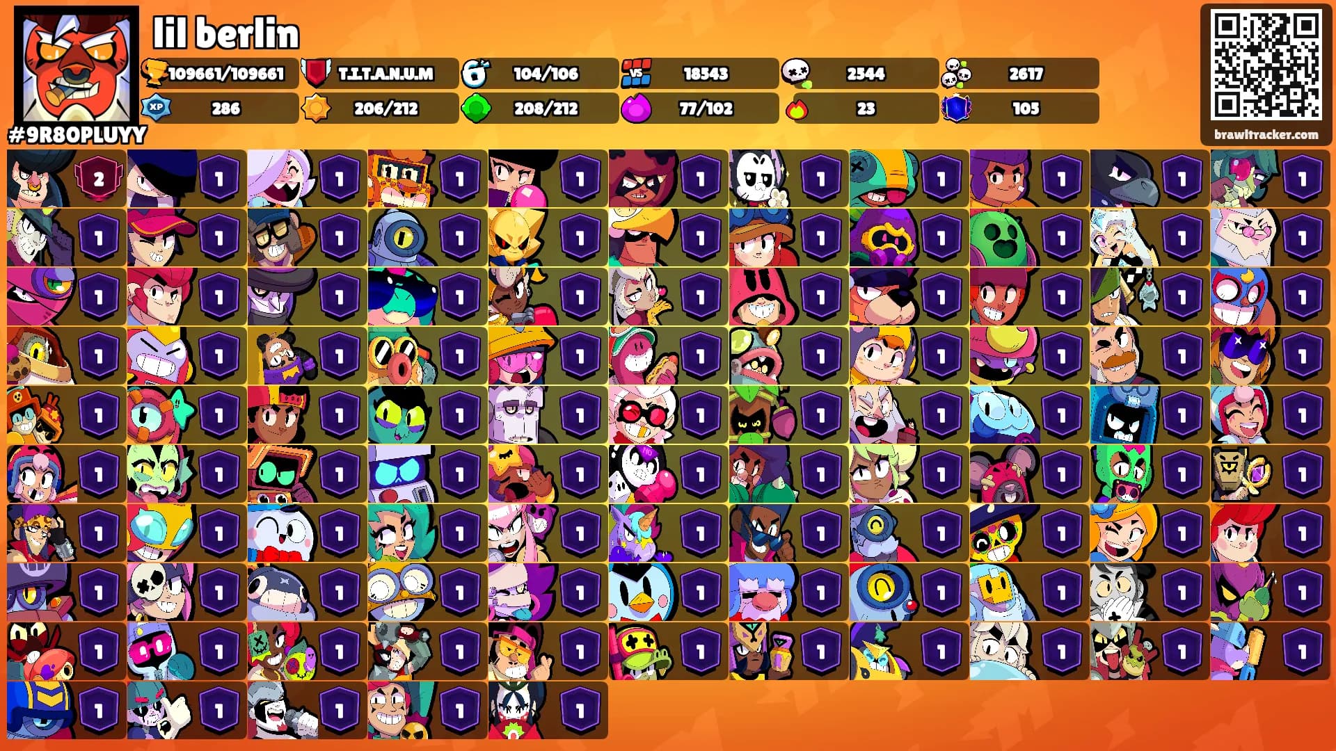 lil berlin's Ranks