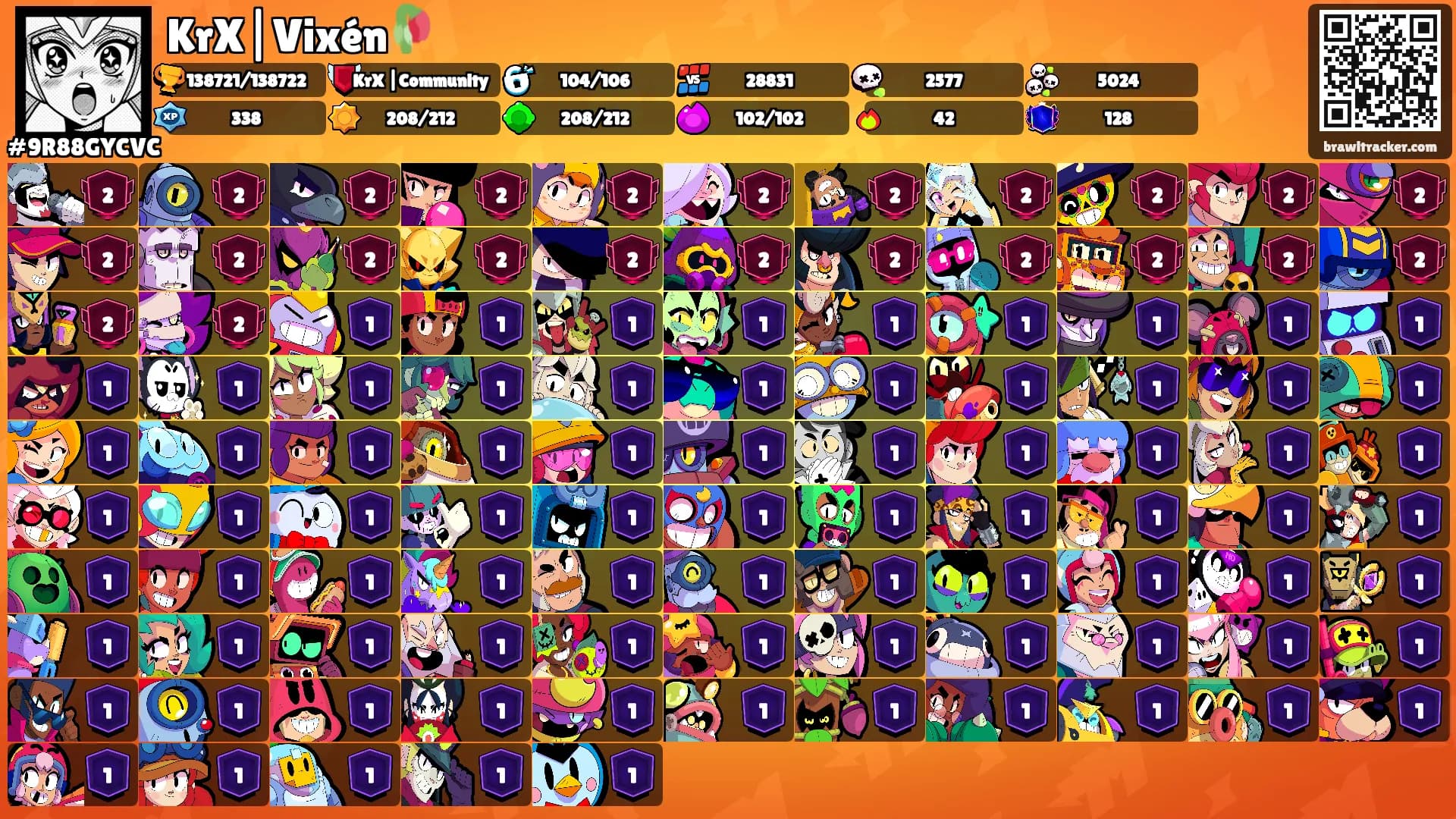 KrX|Vixén🥀's Ranks