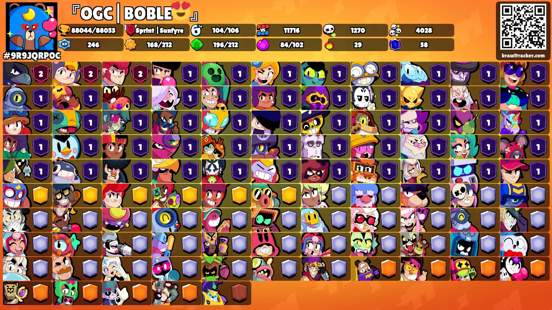 『OGC|BOBLE😍』's Ranks