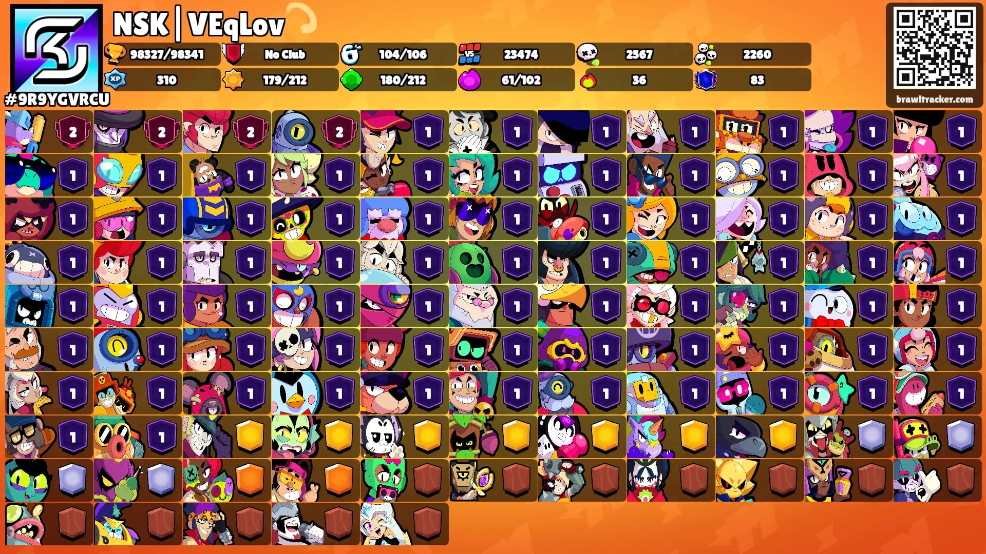 NSK|VEqLov💫's Ranks