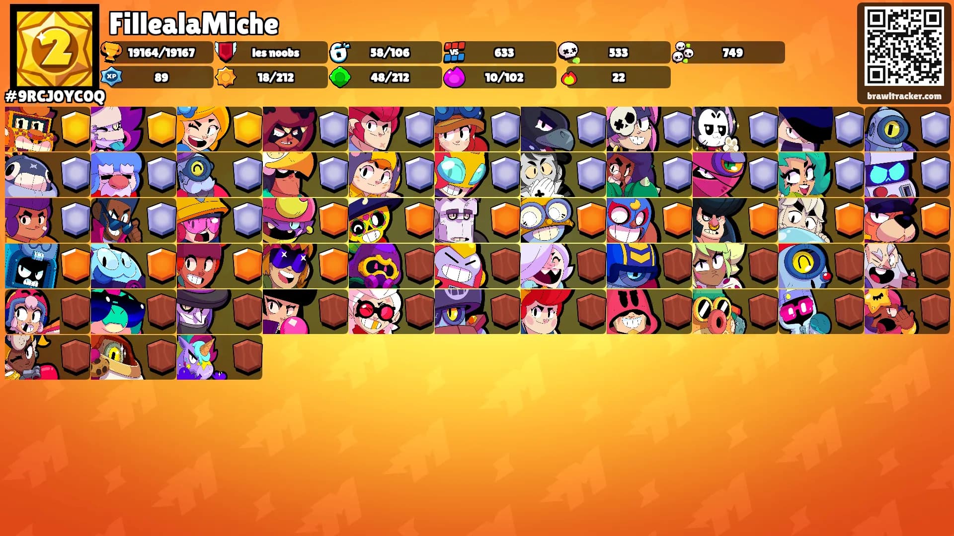 FillealaMiche's Ranks