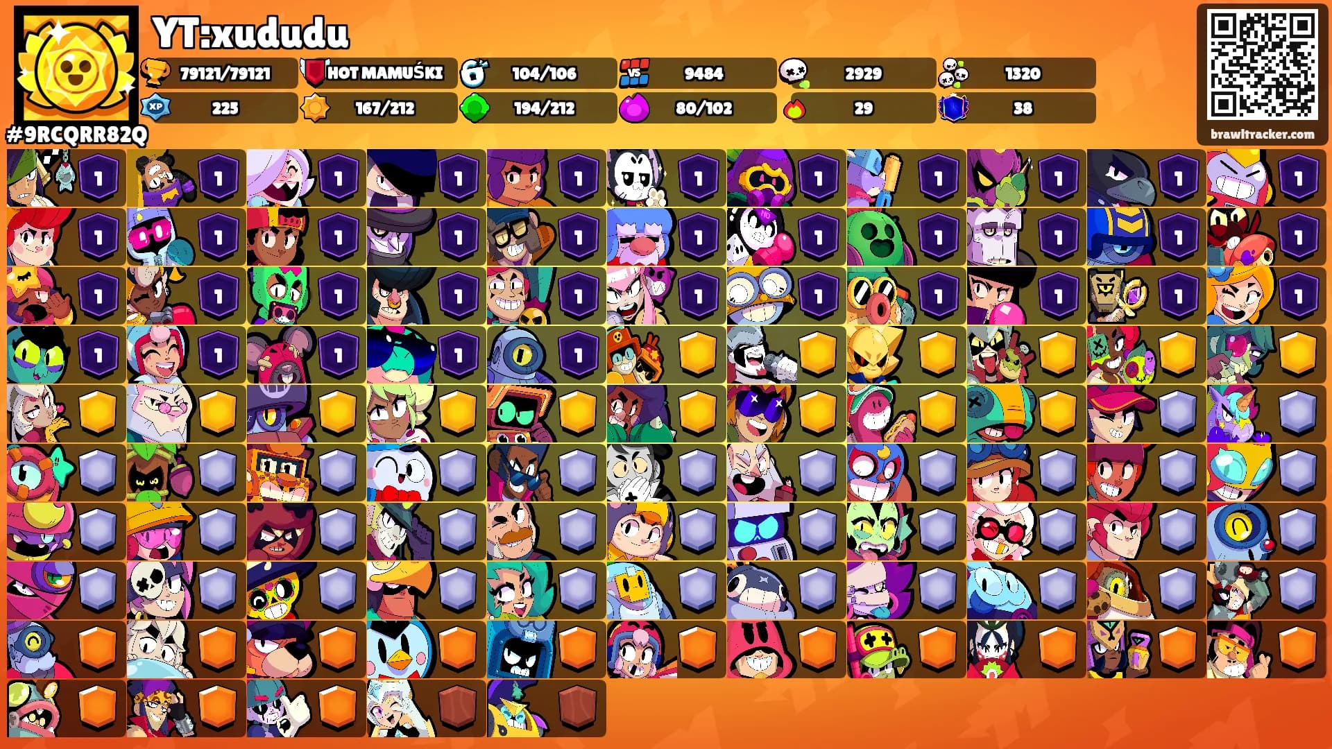 YT:xududu's Ranks