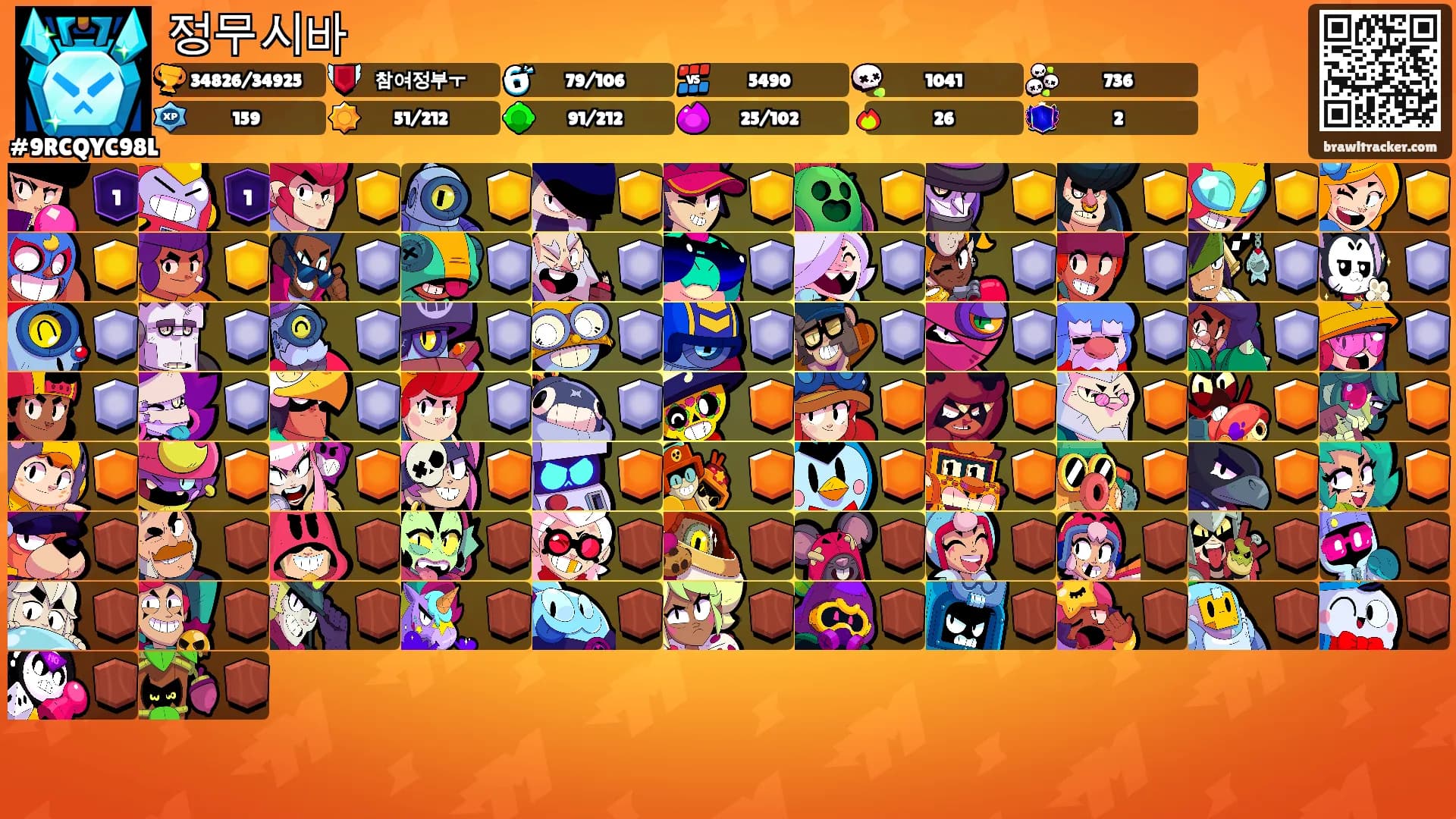 정무시바's Ranks