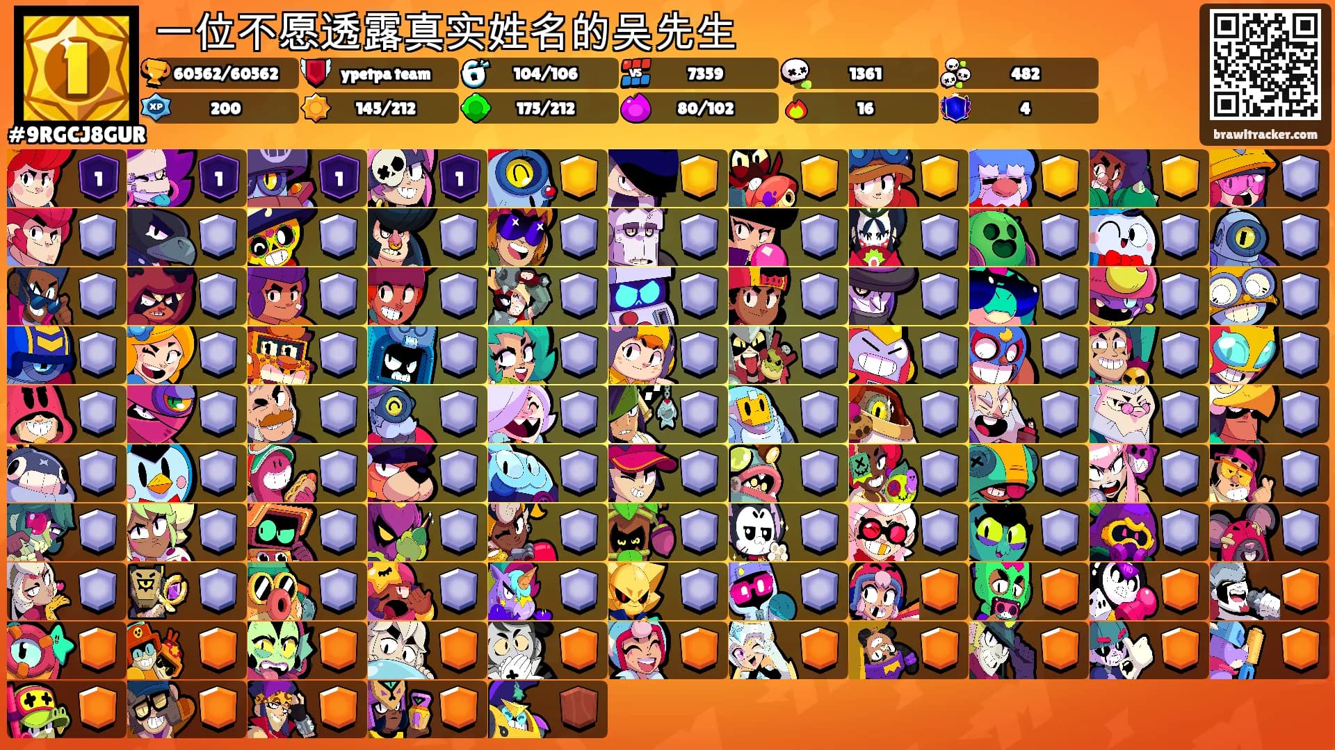 一位不愿透露真实姓名的吴先生's Ranks