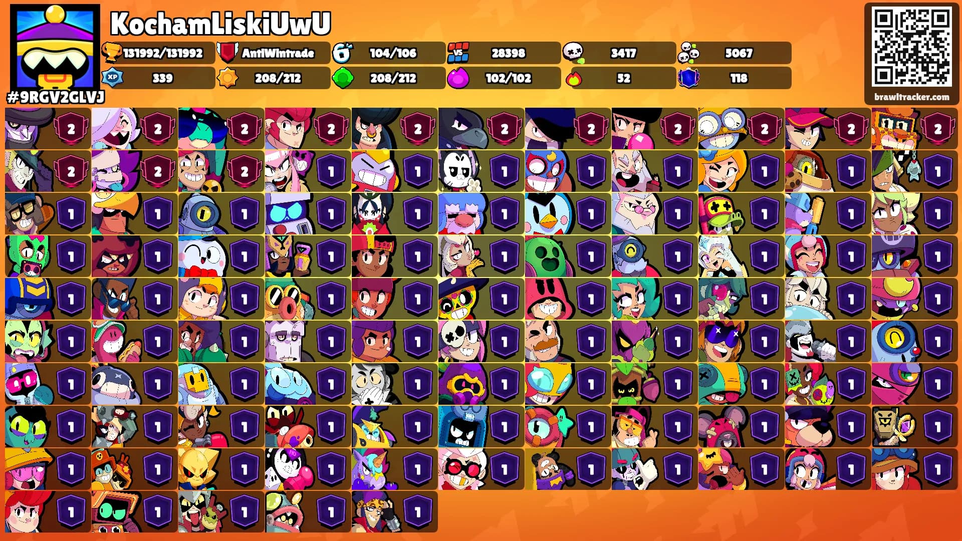 KochamLiskiUwU's Ranks
