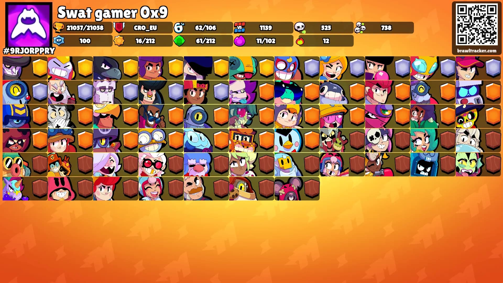 Swat gamer 0x9's Ranks