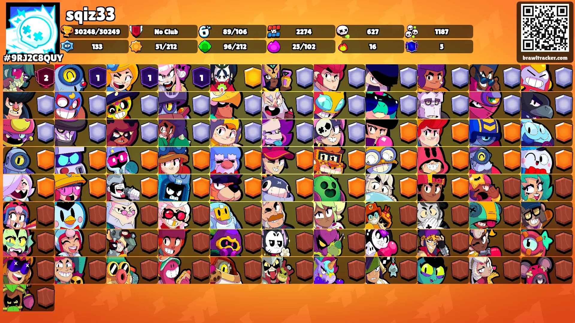sqiz33's Ranks