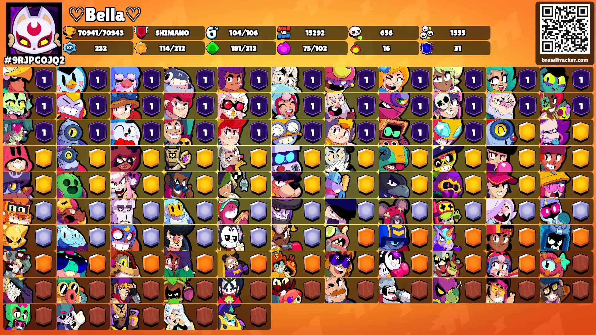♡Bella♡'s Ranks