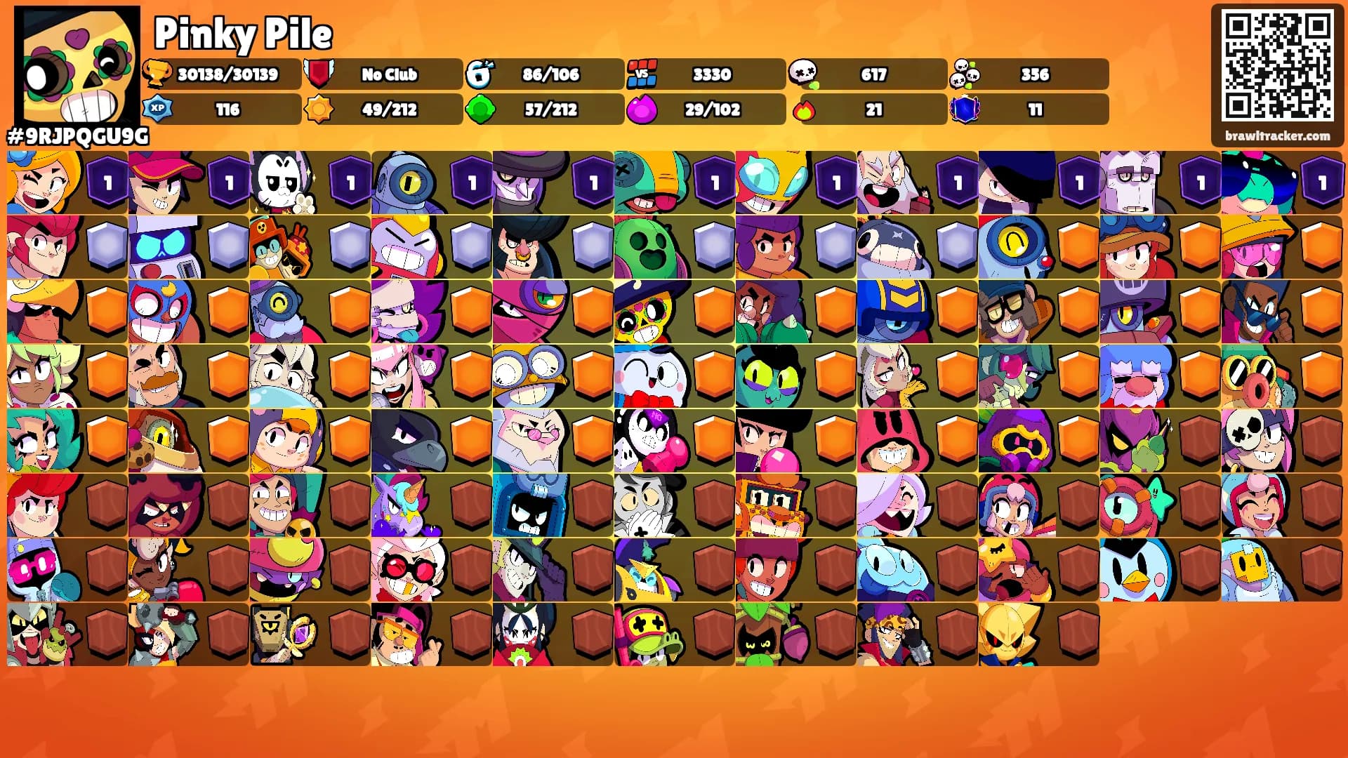 Pinky Pile's Ranks