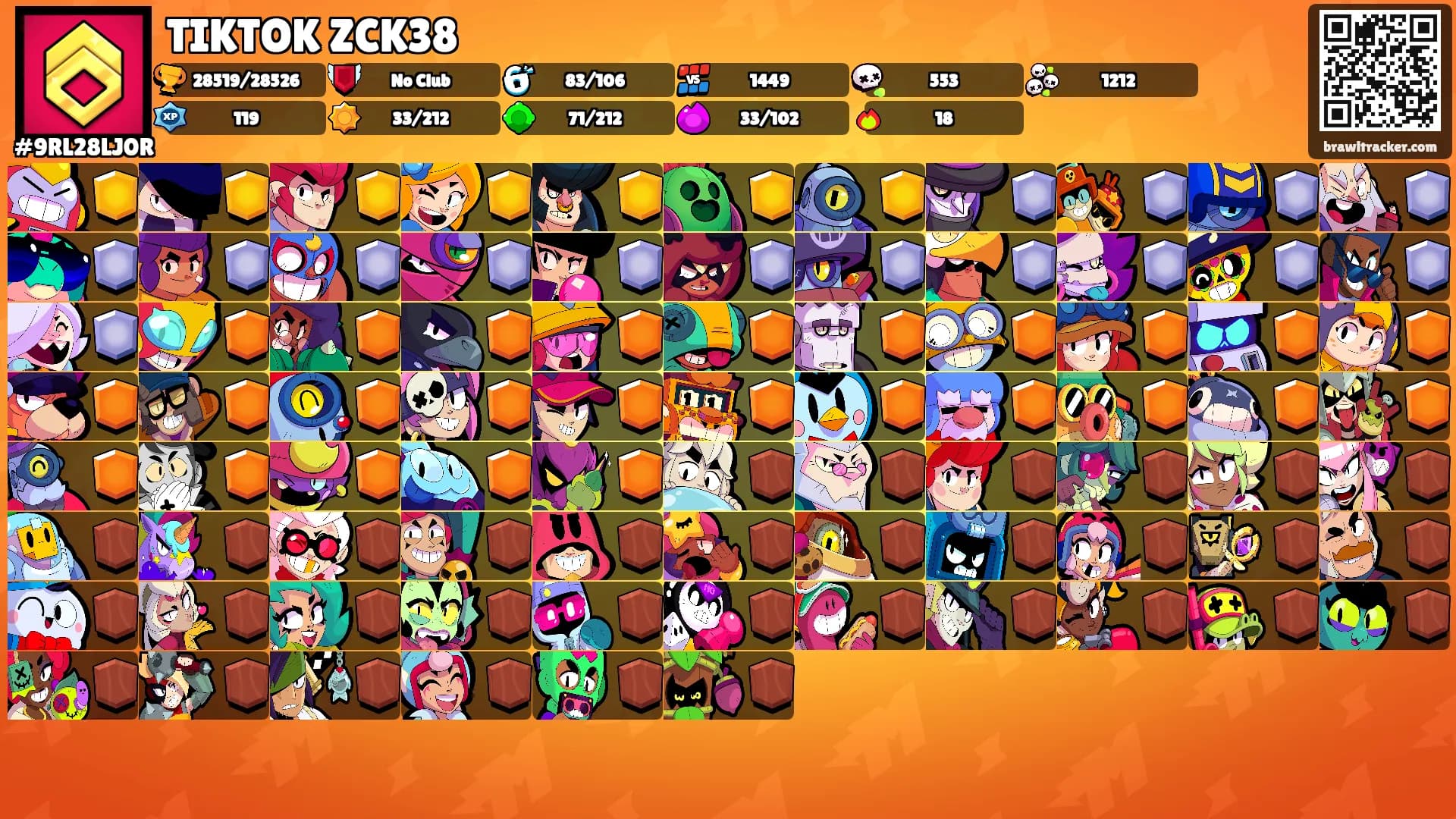 TIKTOK ZCK38's Ranks