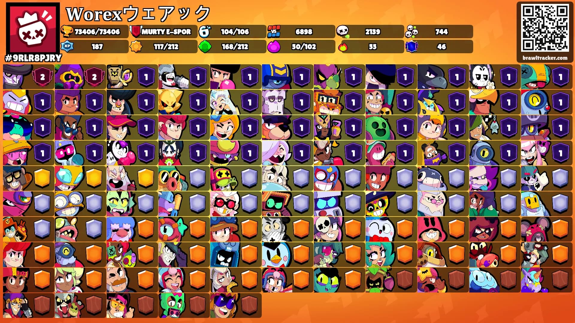 𝐖𝐨𝐫𝐞𝐱ウェアック's Ranks