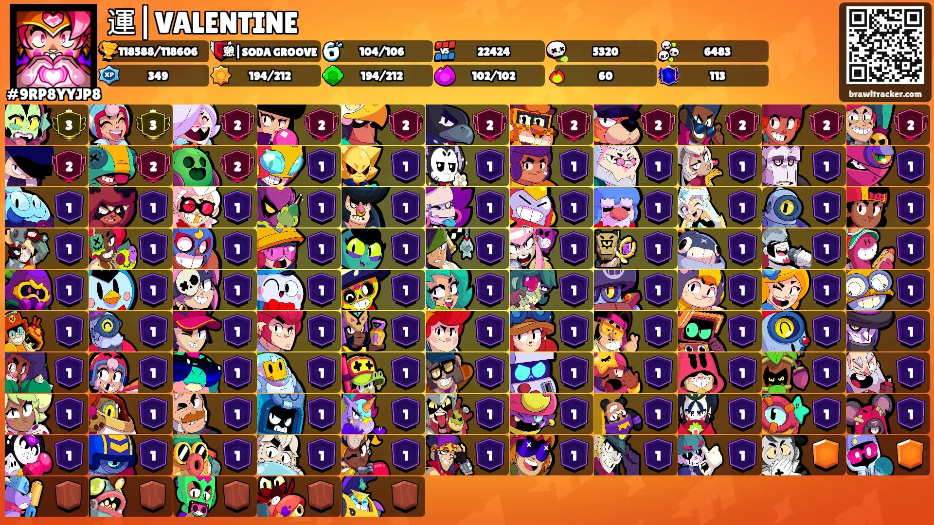 運|VALENTINE's Ranks
