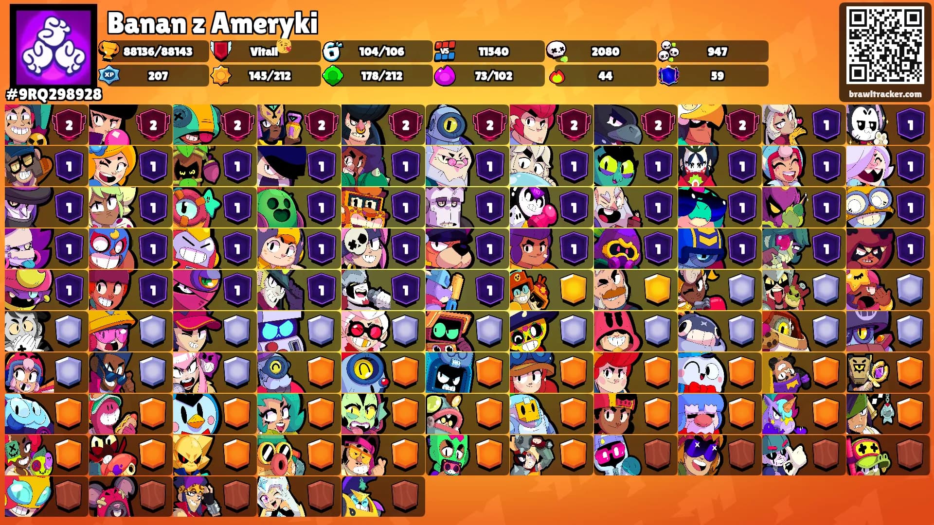 Banan z Ameryki's Ranks