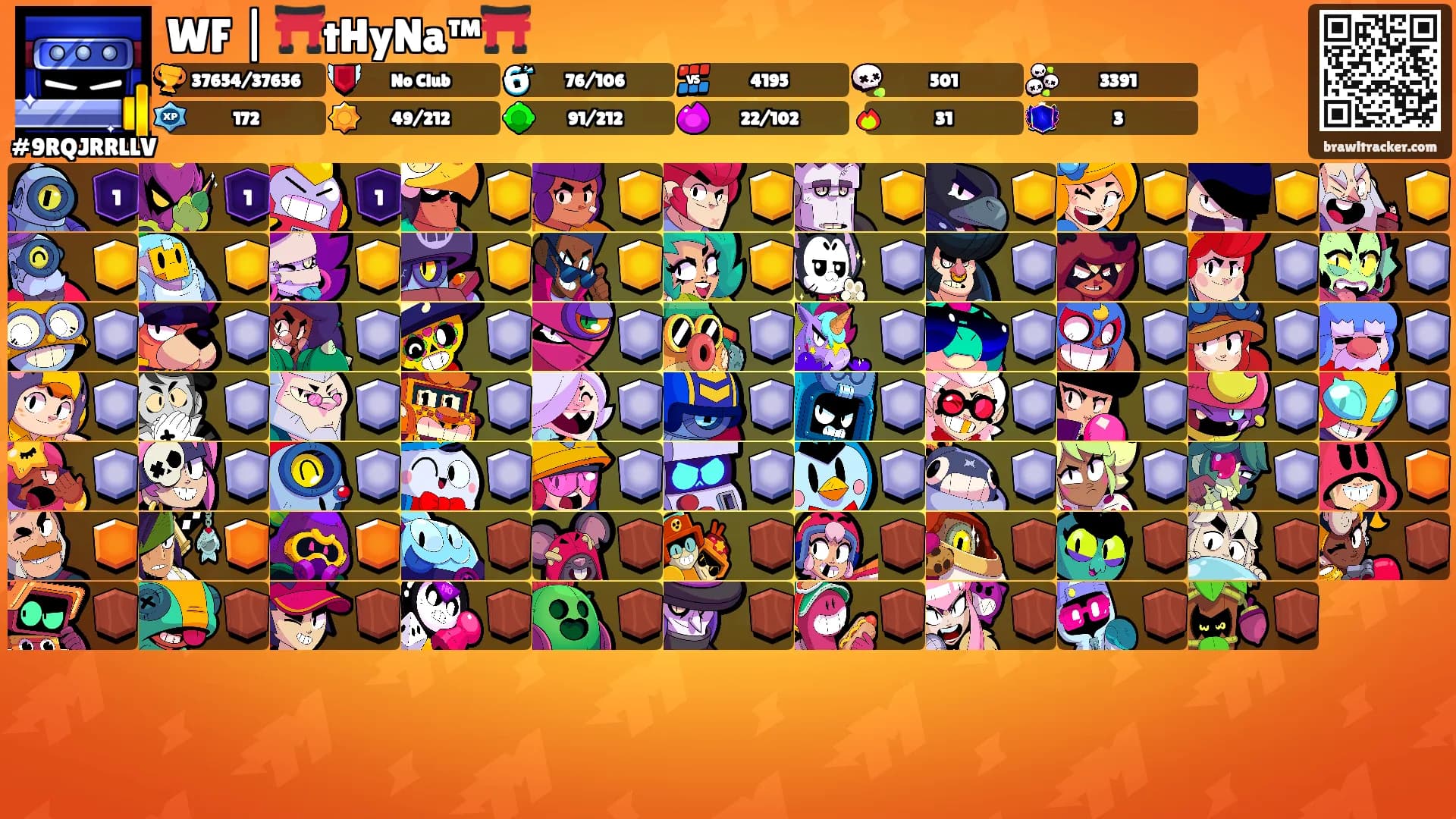 WF | ⛩️tHyNa™⛩️'s Ranks