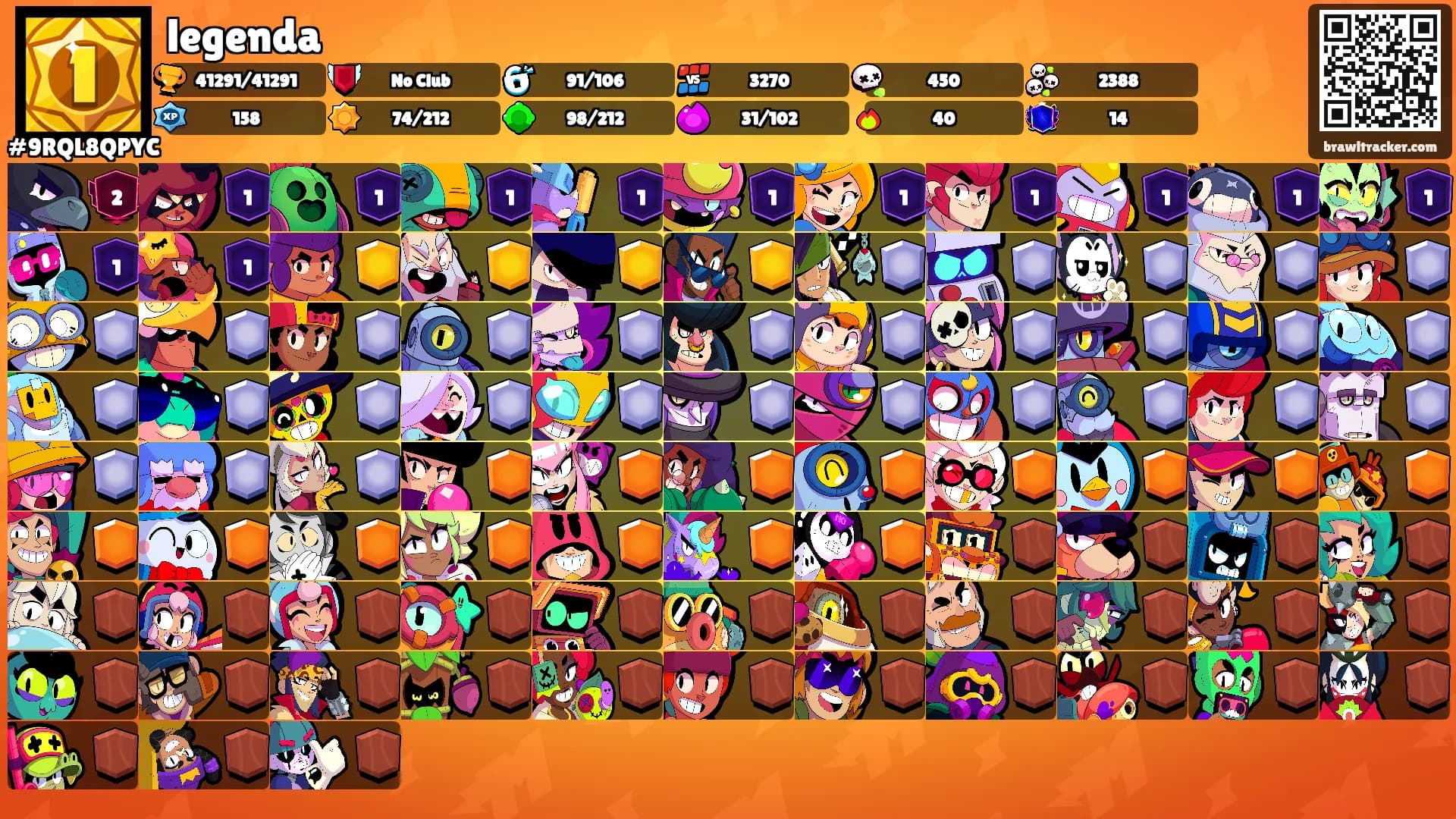 legenda's Ranks