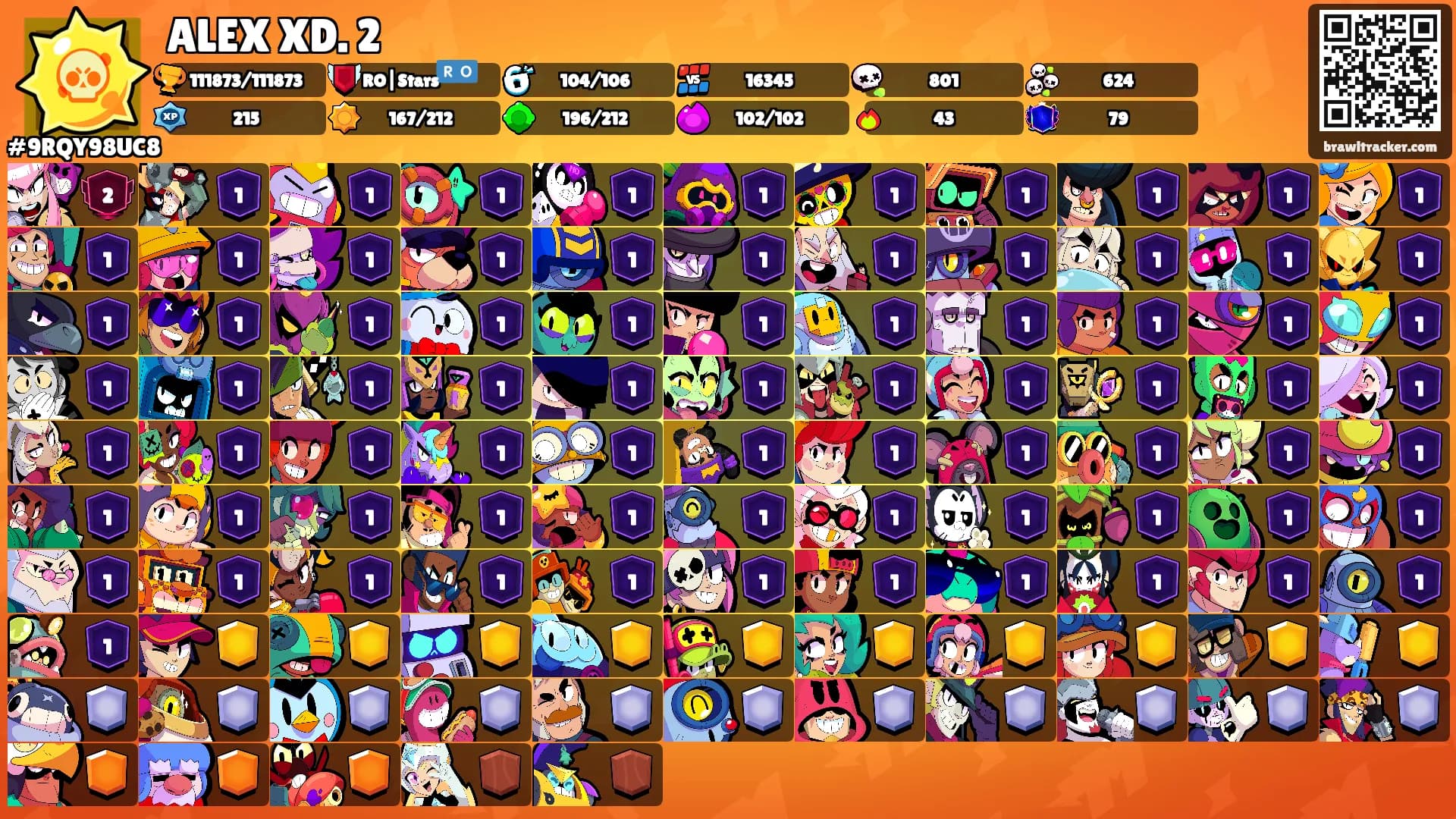 ALEX XD. 2's Ranks