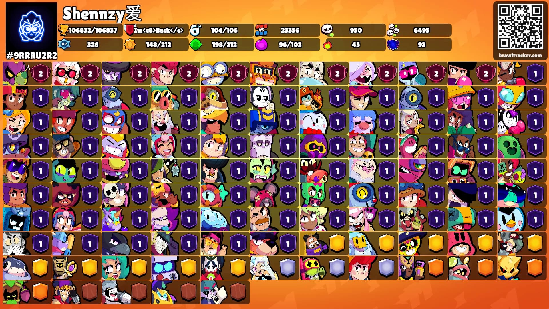 Shennzy爱's Ranks