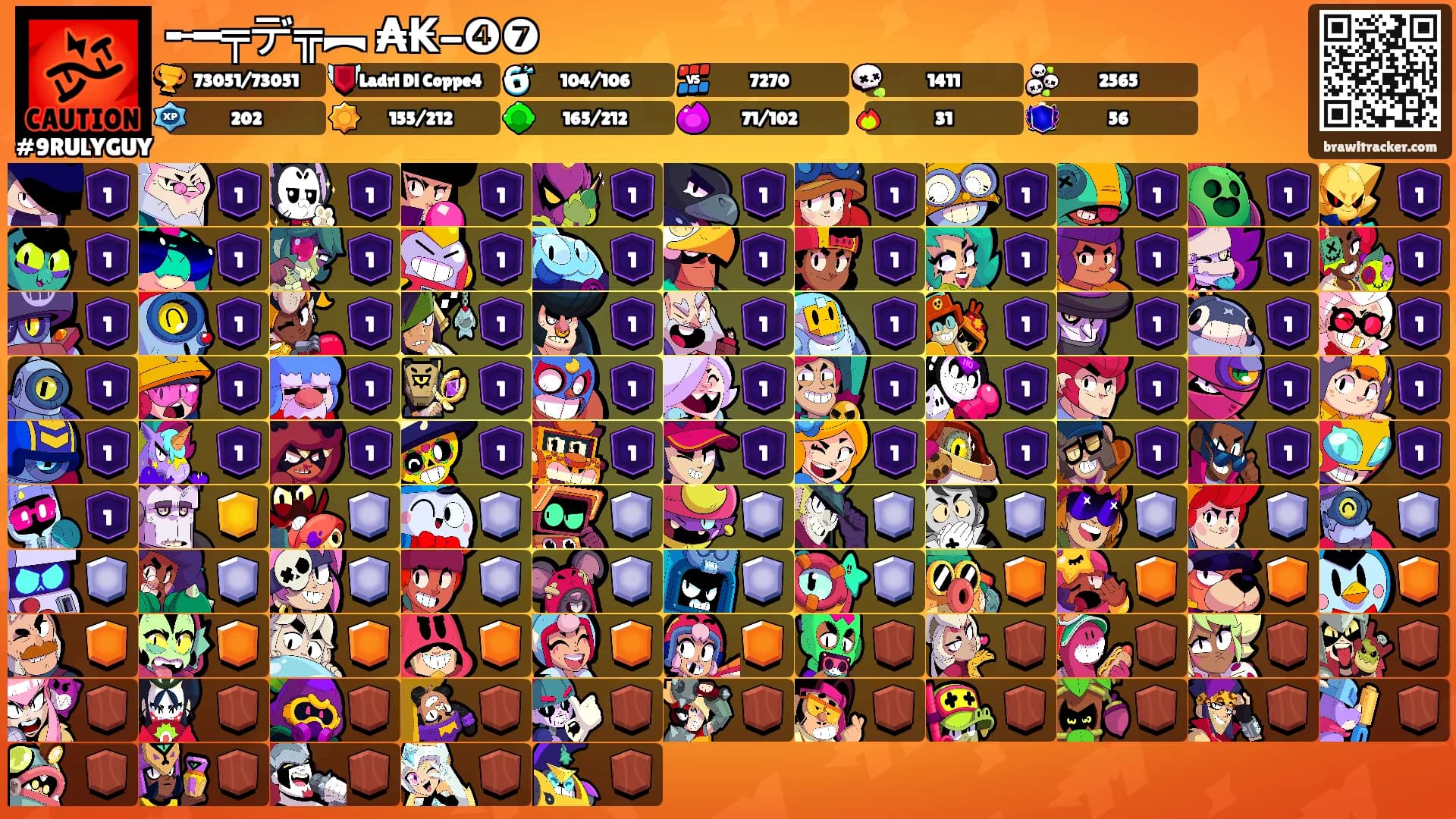 ╾━╤デ╦︻ ₳₭-❹❼'s Ranks