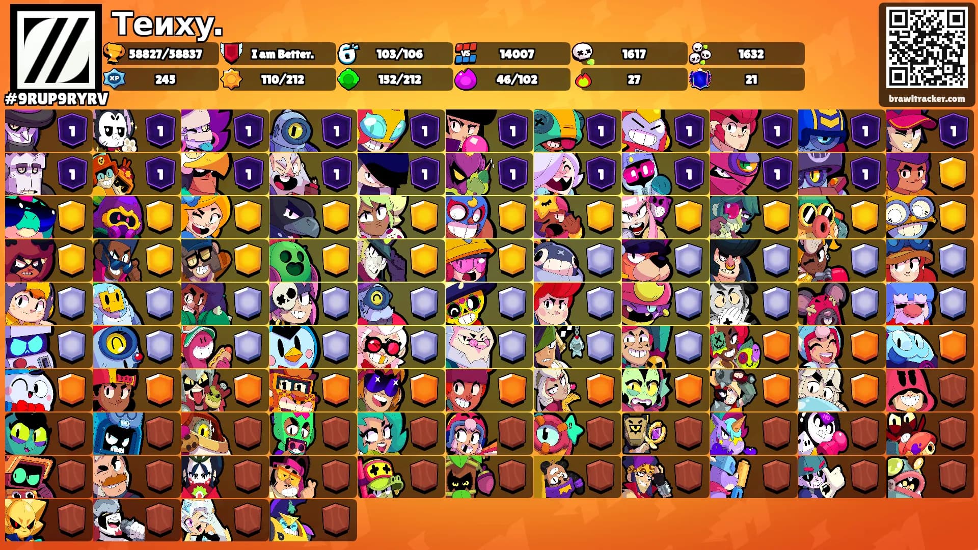 Теиху.'s Ranks