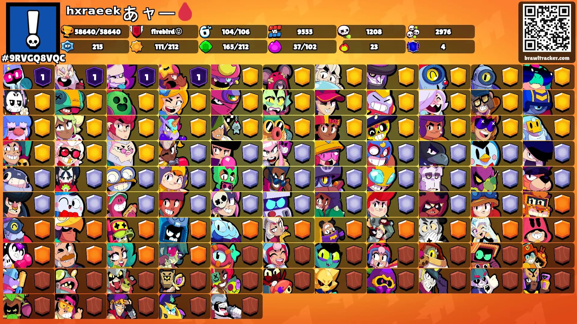 ʰˣʳᵃᵉᵉᵏあャー🩸's Ranks