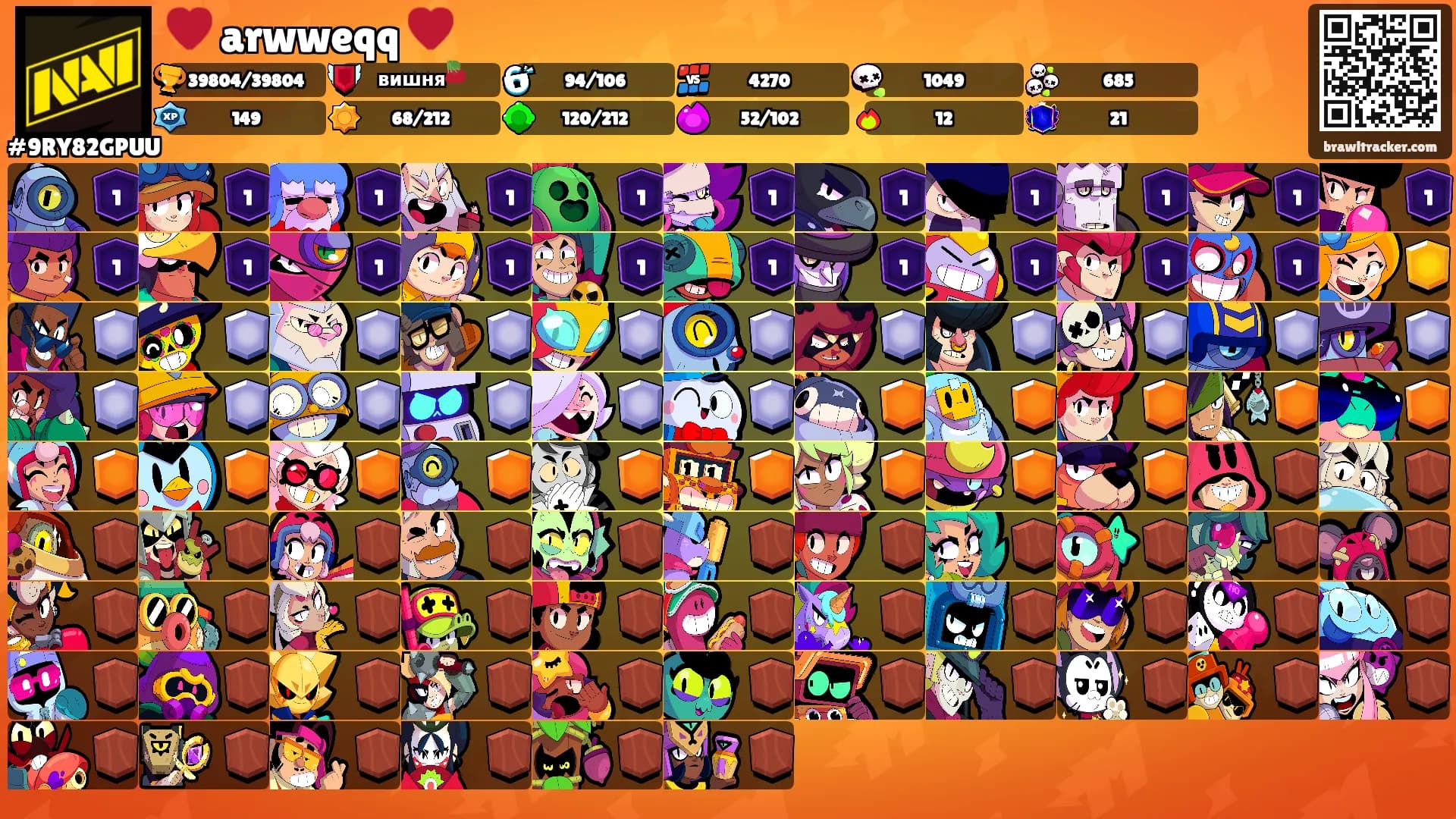 ♥️ arwweqq ♥️'s Ranks
