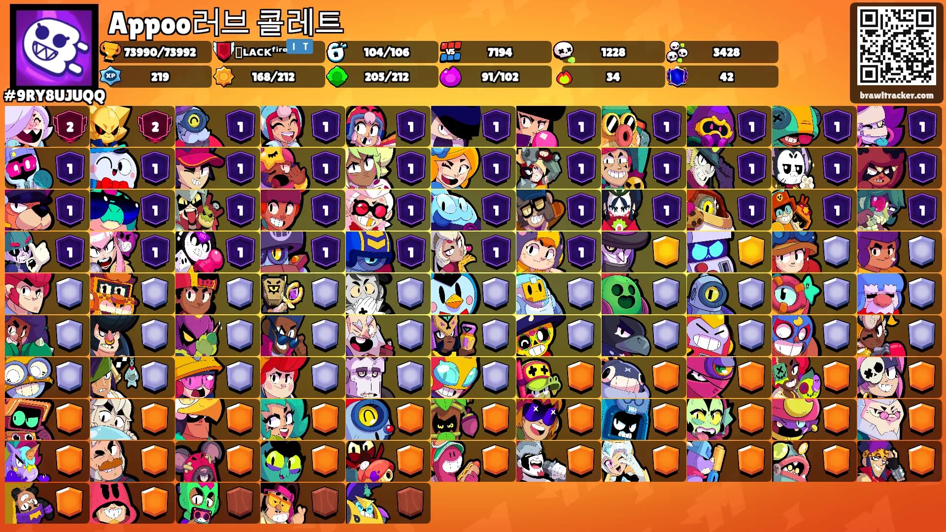 Appoo러브 콜레트's Ranks