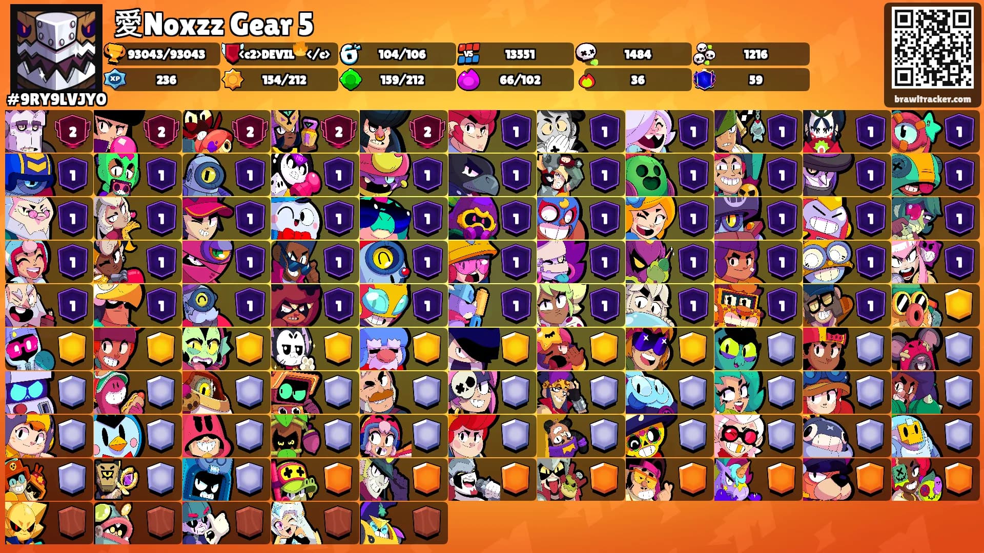 愛Noxzz Gear 5's Ranks