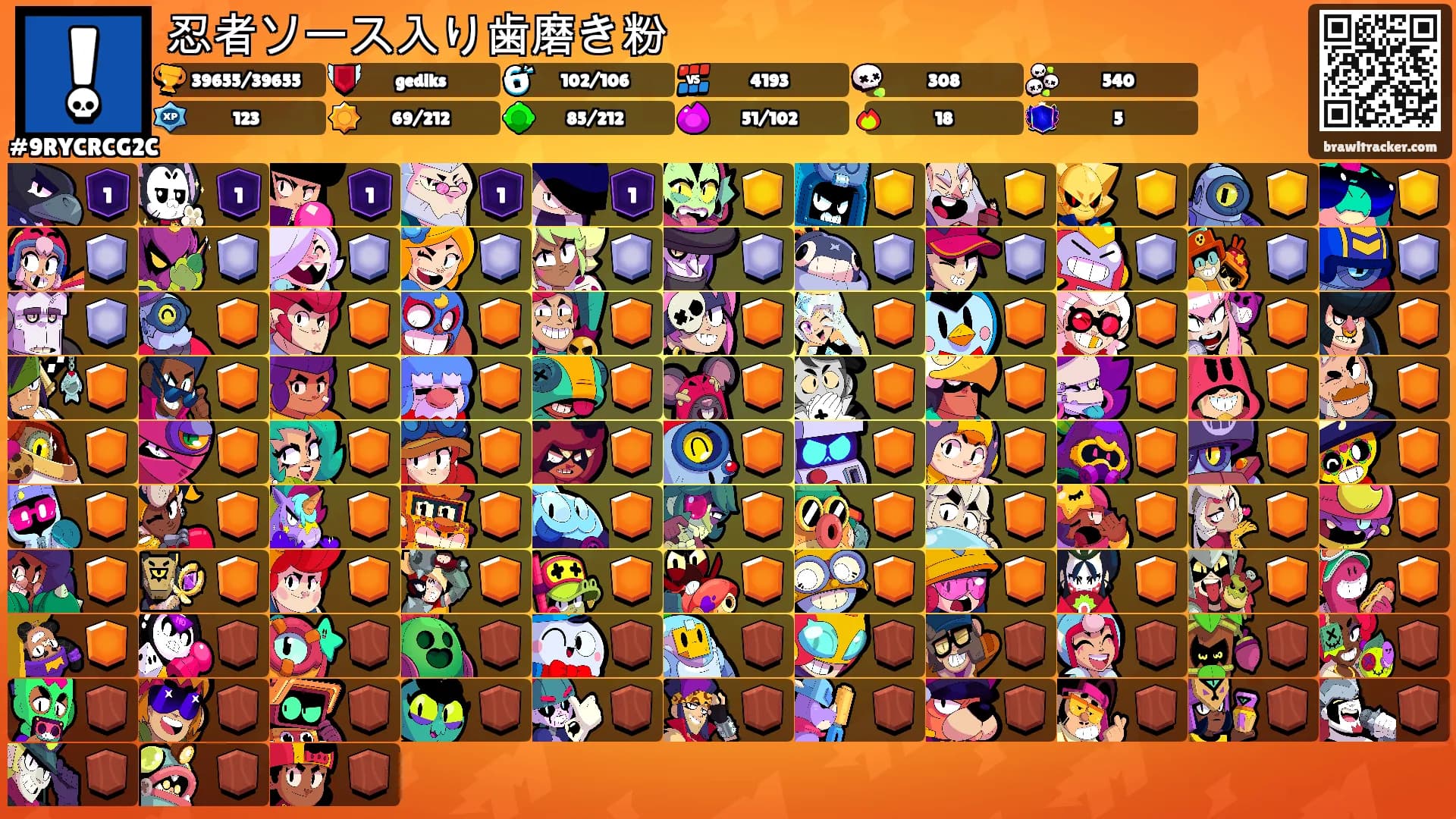 忍者ソース入り歯磨き粉's Ranks