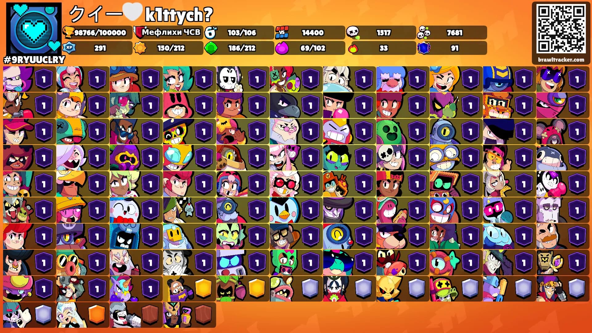 クイー🤍 k1ttych?'s Ranks