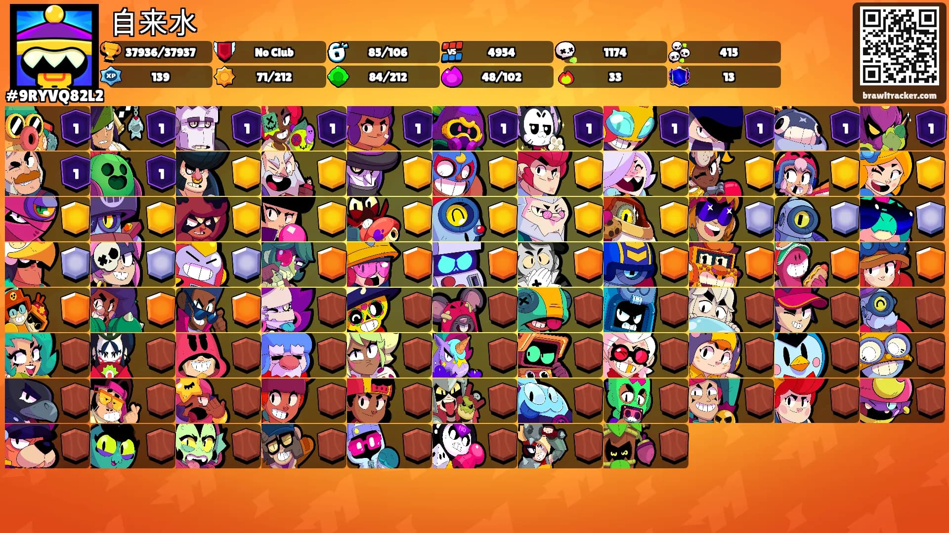 自来水's Ranks