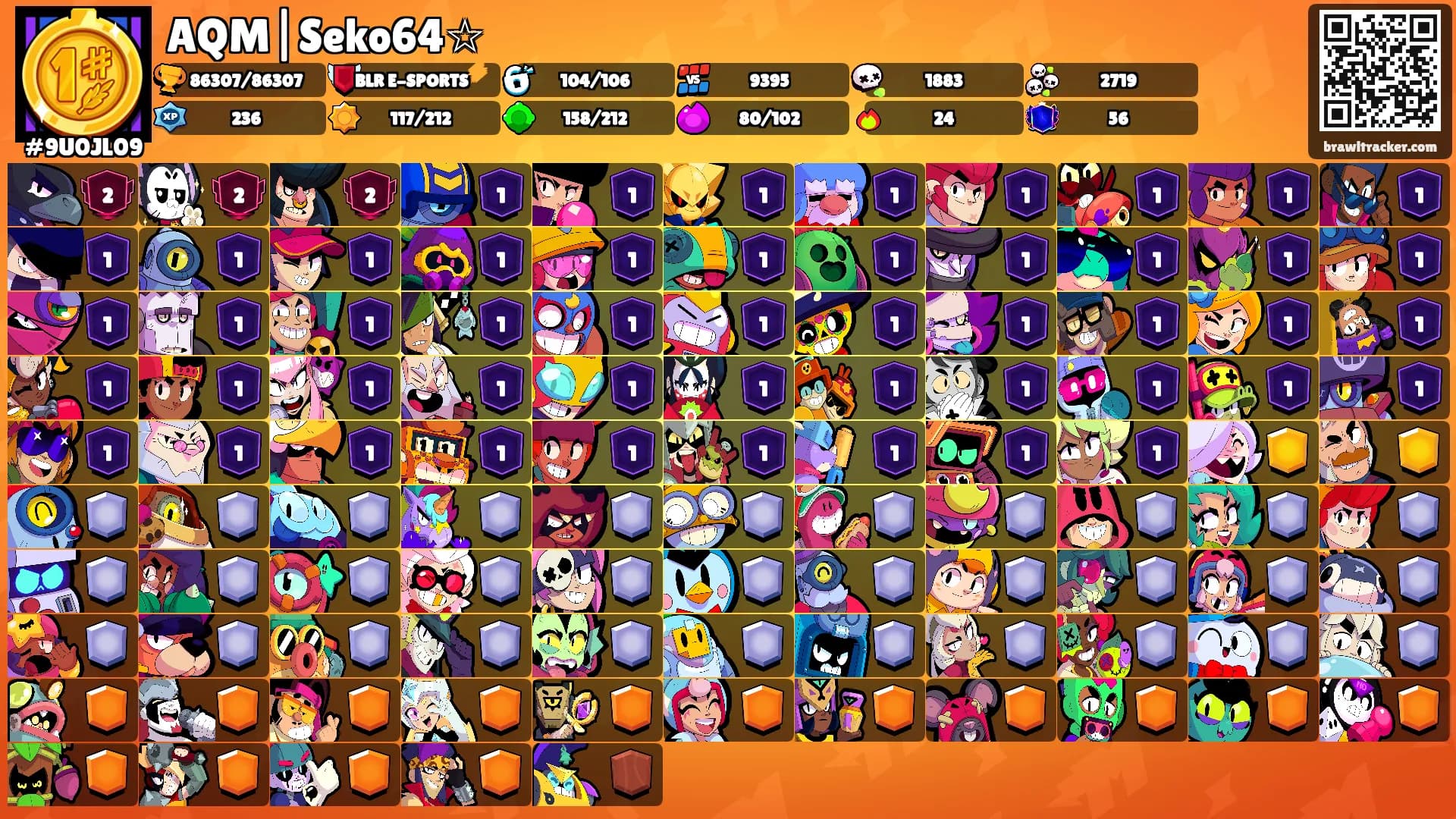 AQM|Seko64☆'s Ranks