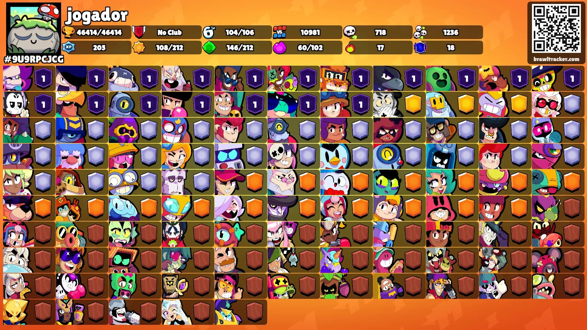 jogador's Ranks