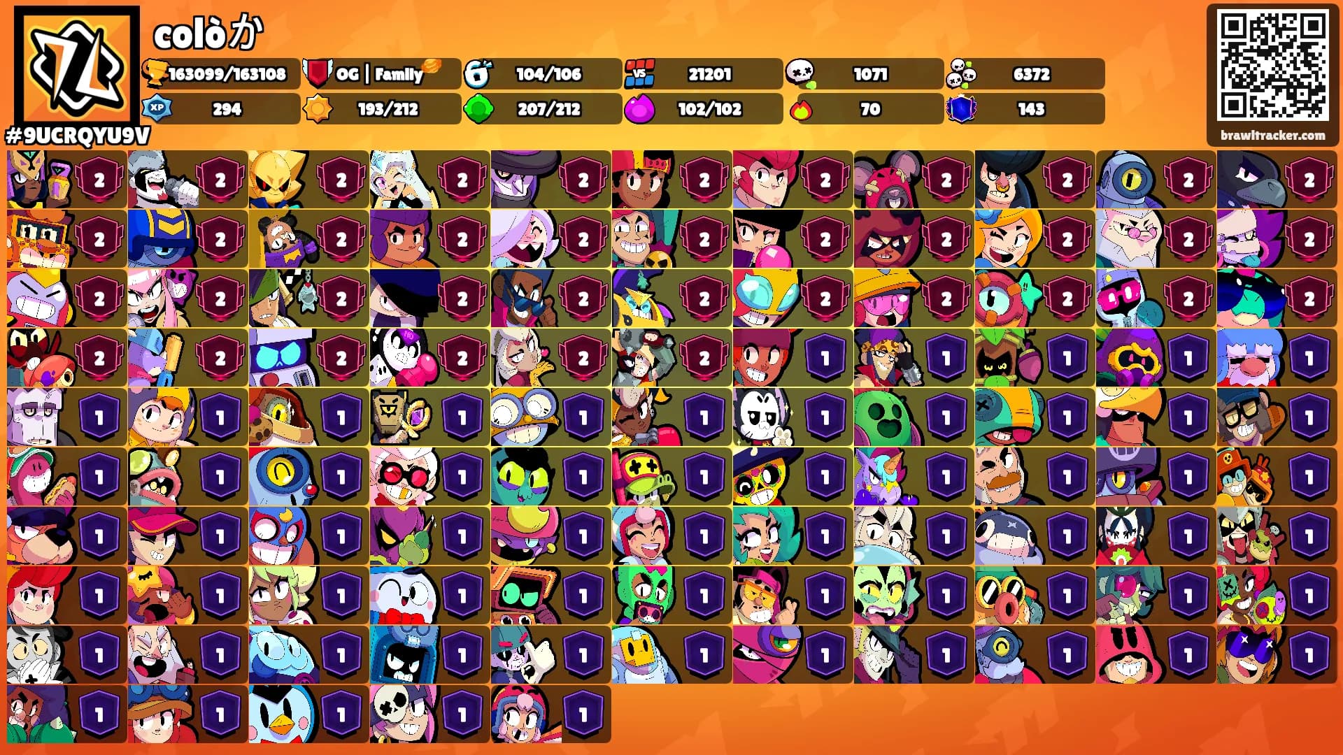 colòか's Ranks