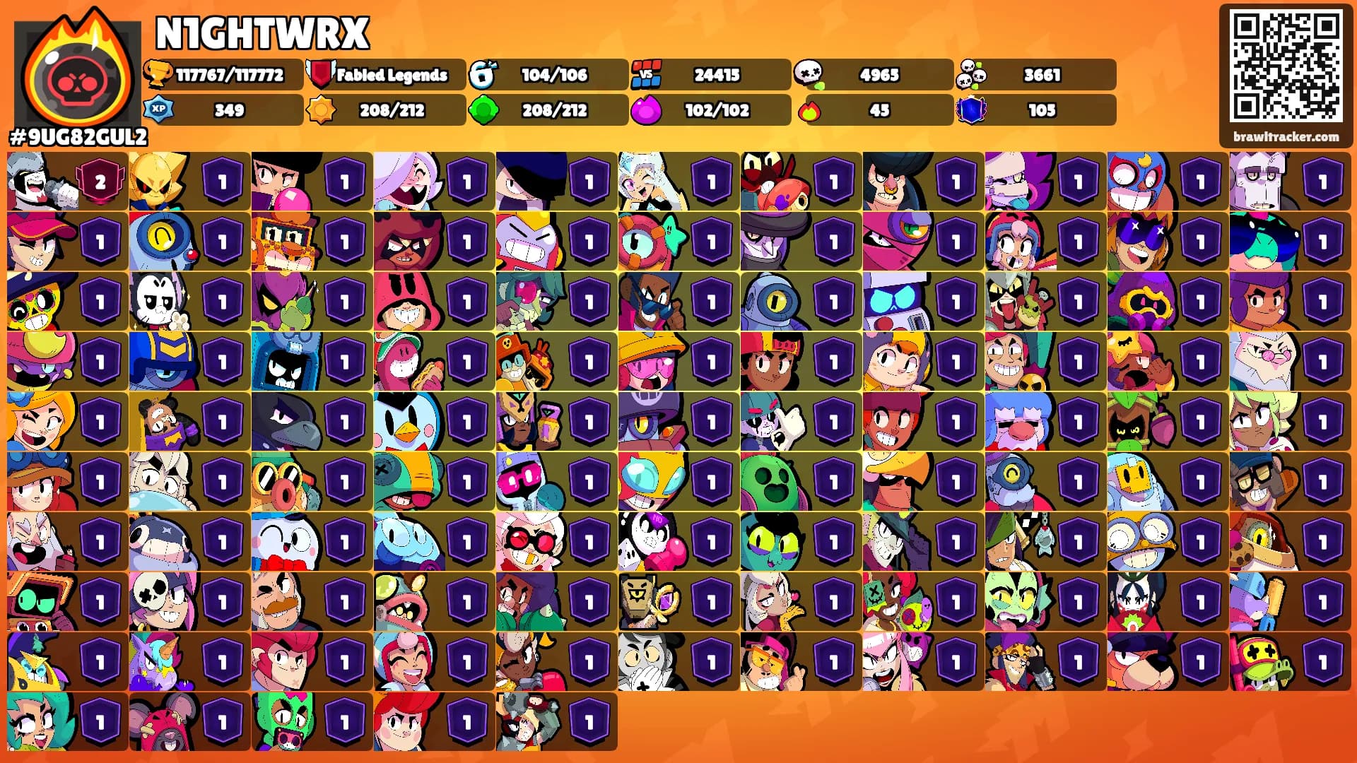 N1GHTWRX's Ranks