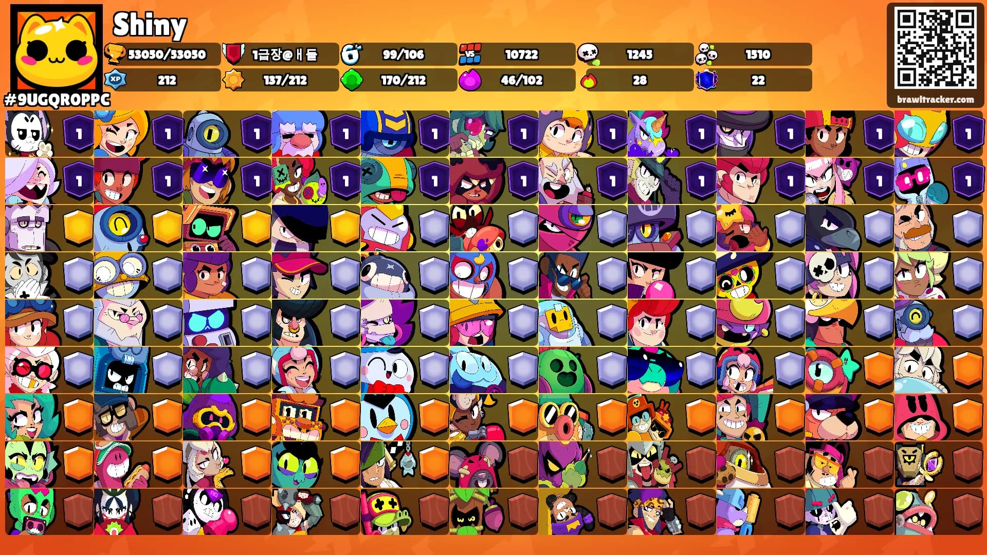 Shiny's Ranks
