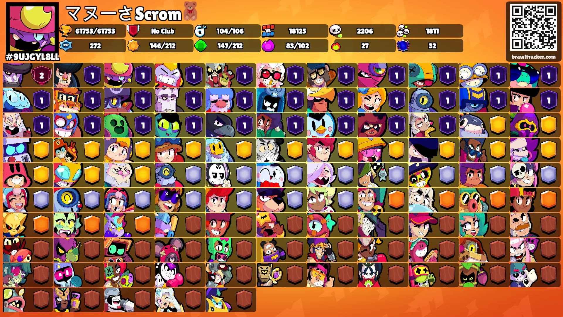 マヌーさScrom🧸's Ranks