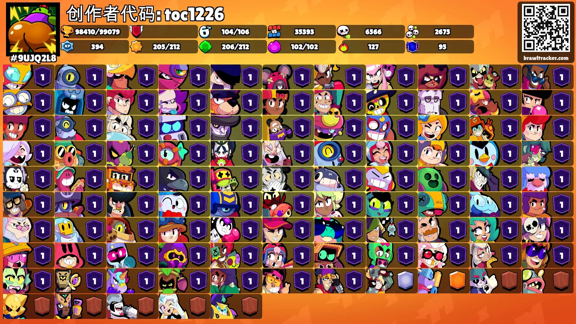 创作者代码: toc1226's Ranks