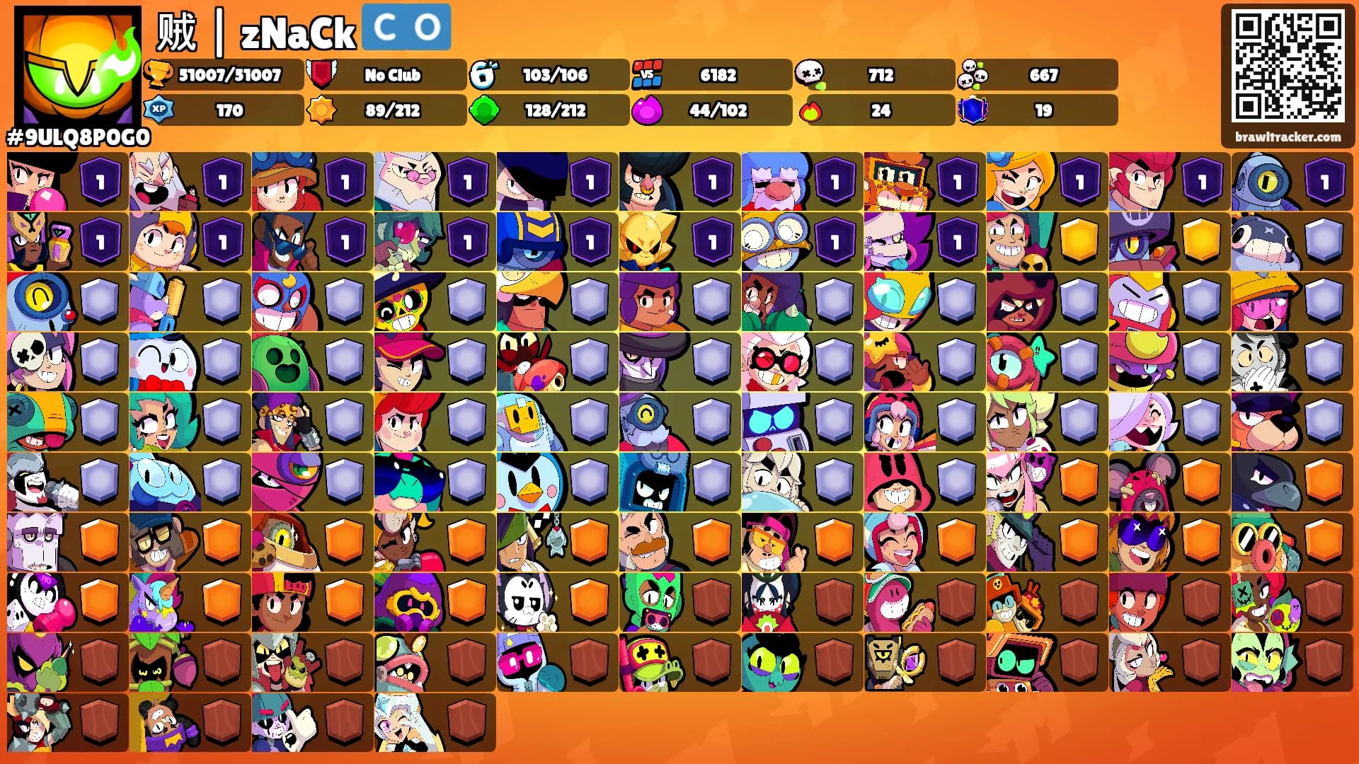贼 | zNaCk 🇨🇴's Ranks