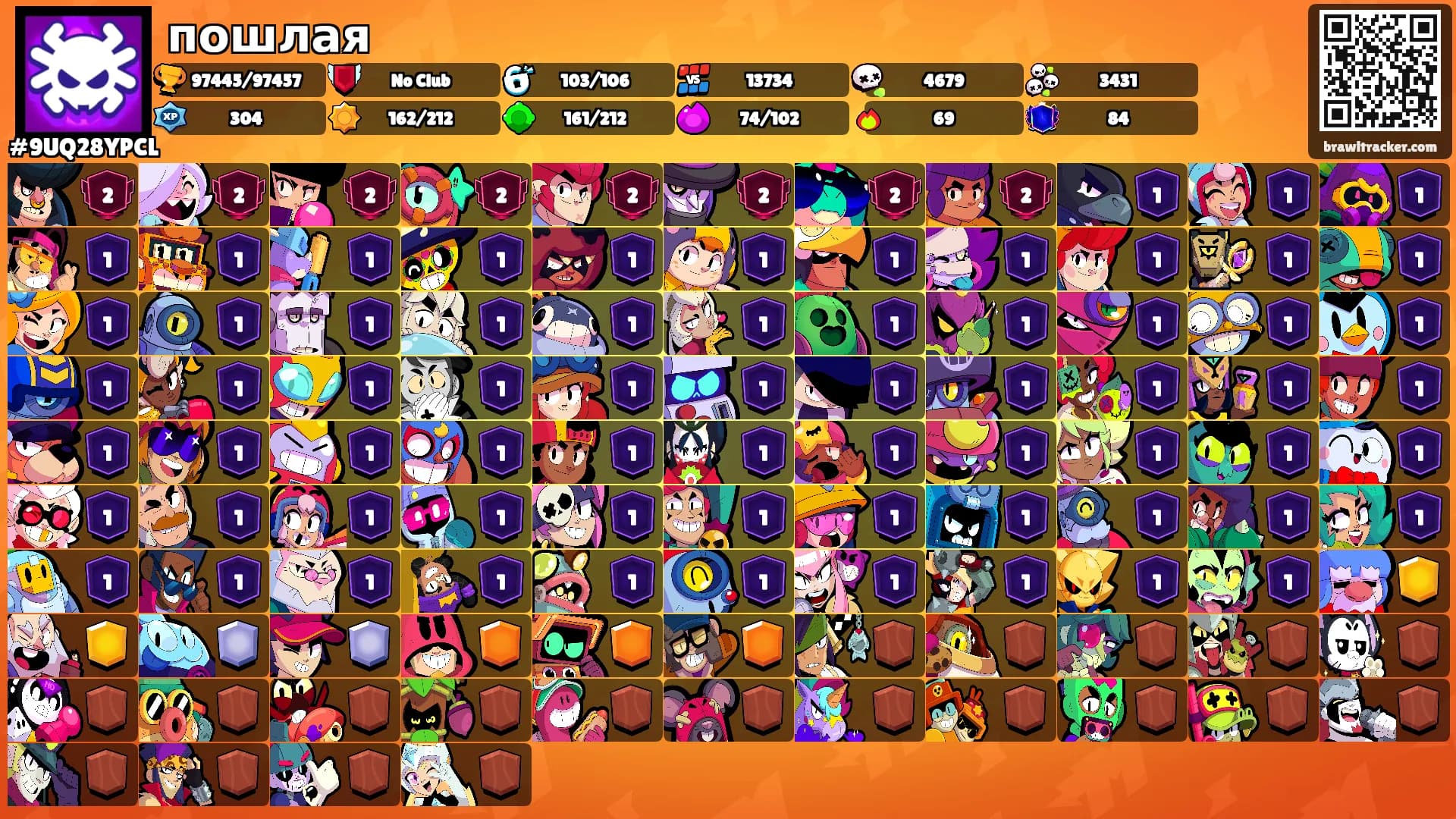 пошлая's Ranks